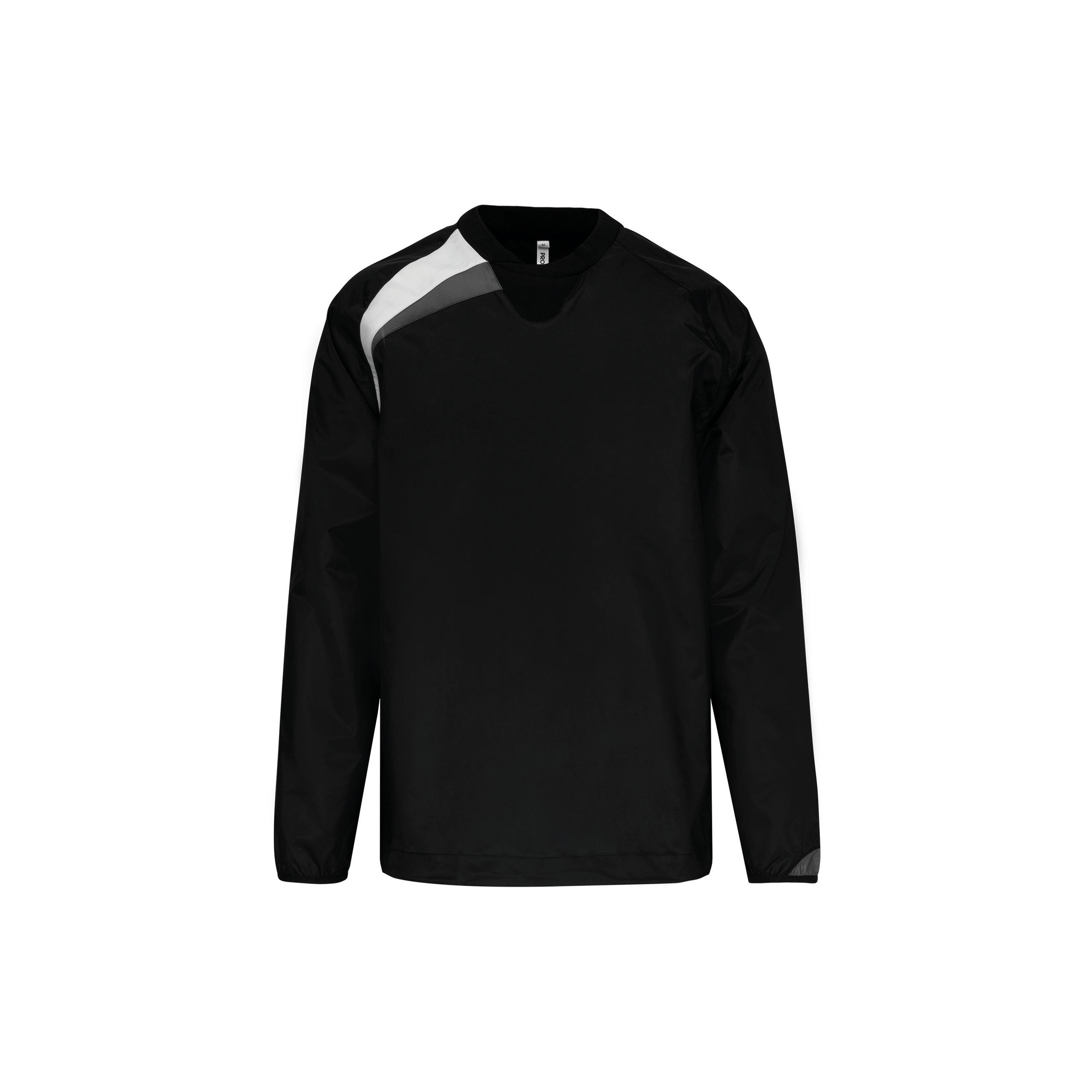 PROACT® - Sweat de pluie unisexe - Black / White / Storm Grey - XS