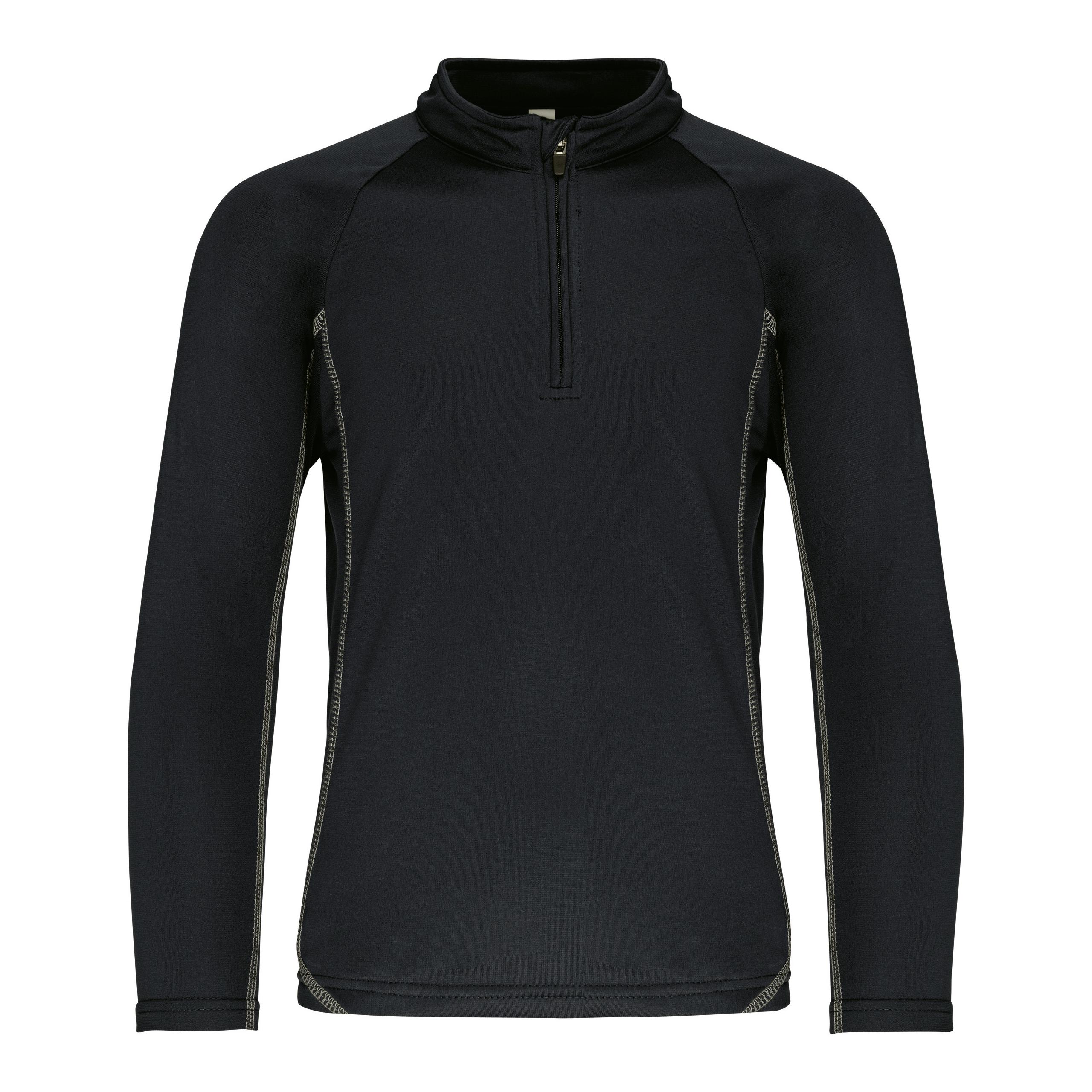 PROACT® - Sweat de running 1/4 zip enfant - Black - 6/8 ans