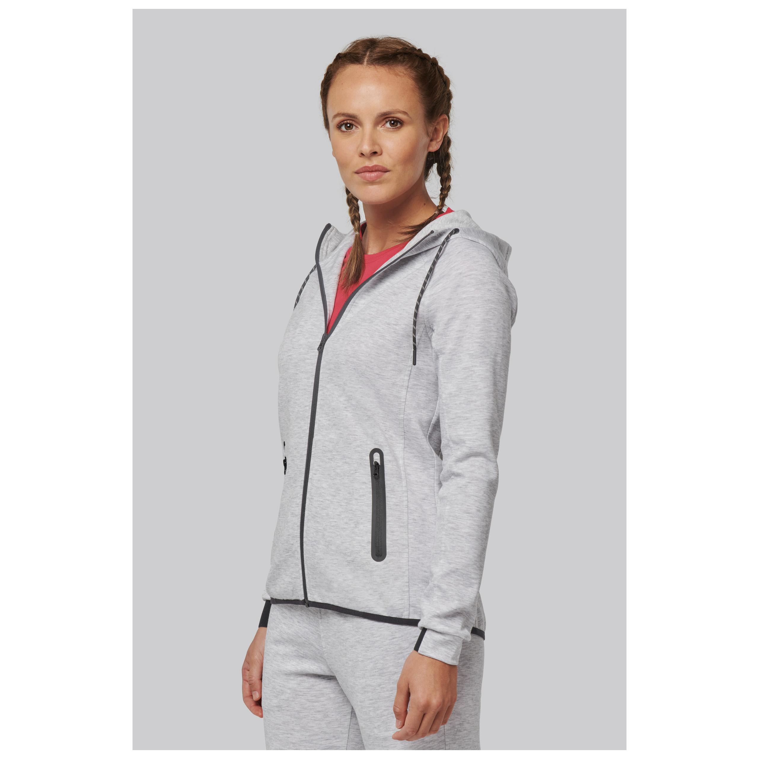 PROACT® - Veste à capuche femme - Ash Heather - S