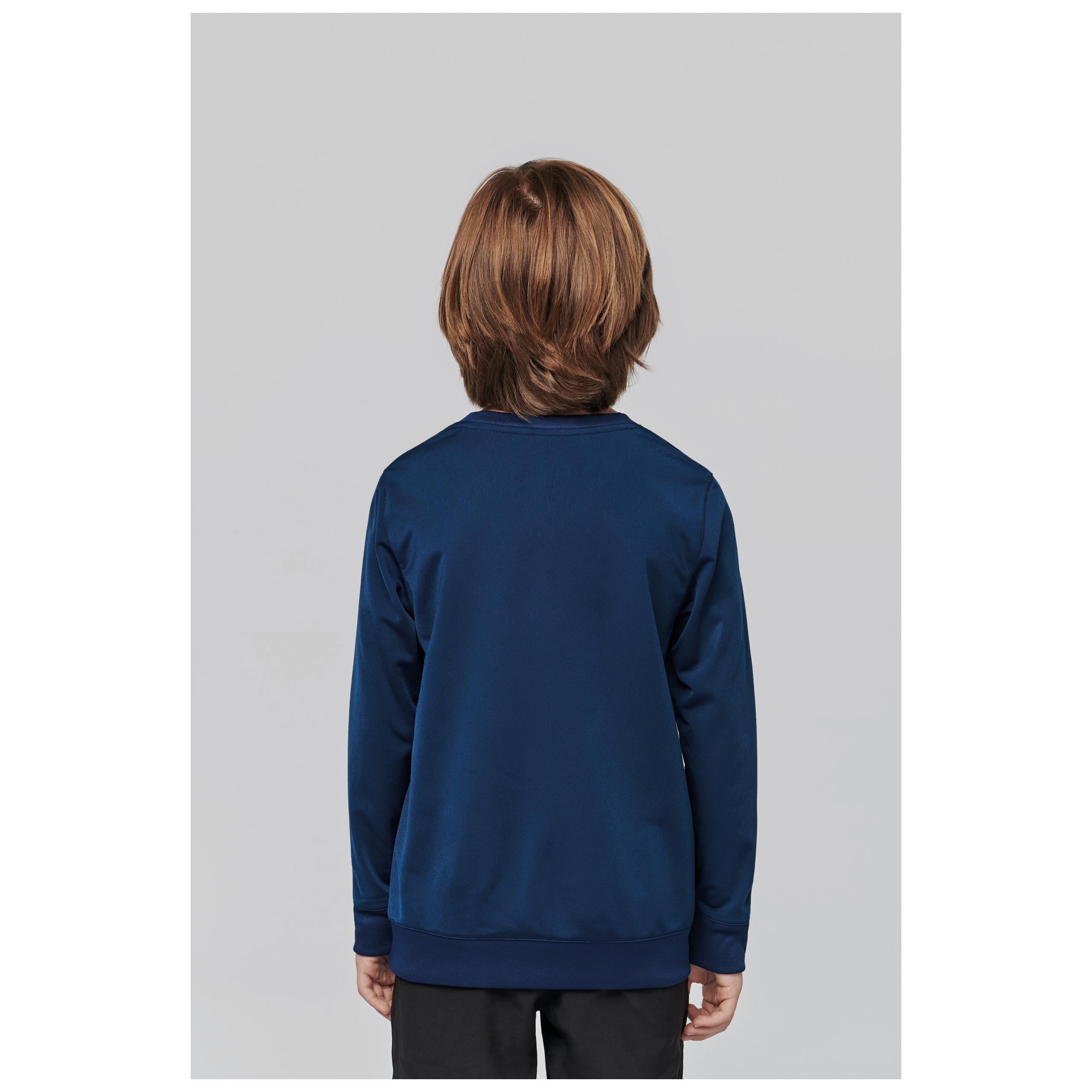 PROACT® - Sweat-shirt polyester enfant - Black / White - 6/8 ans