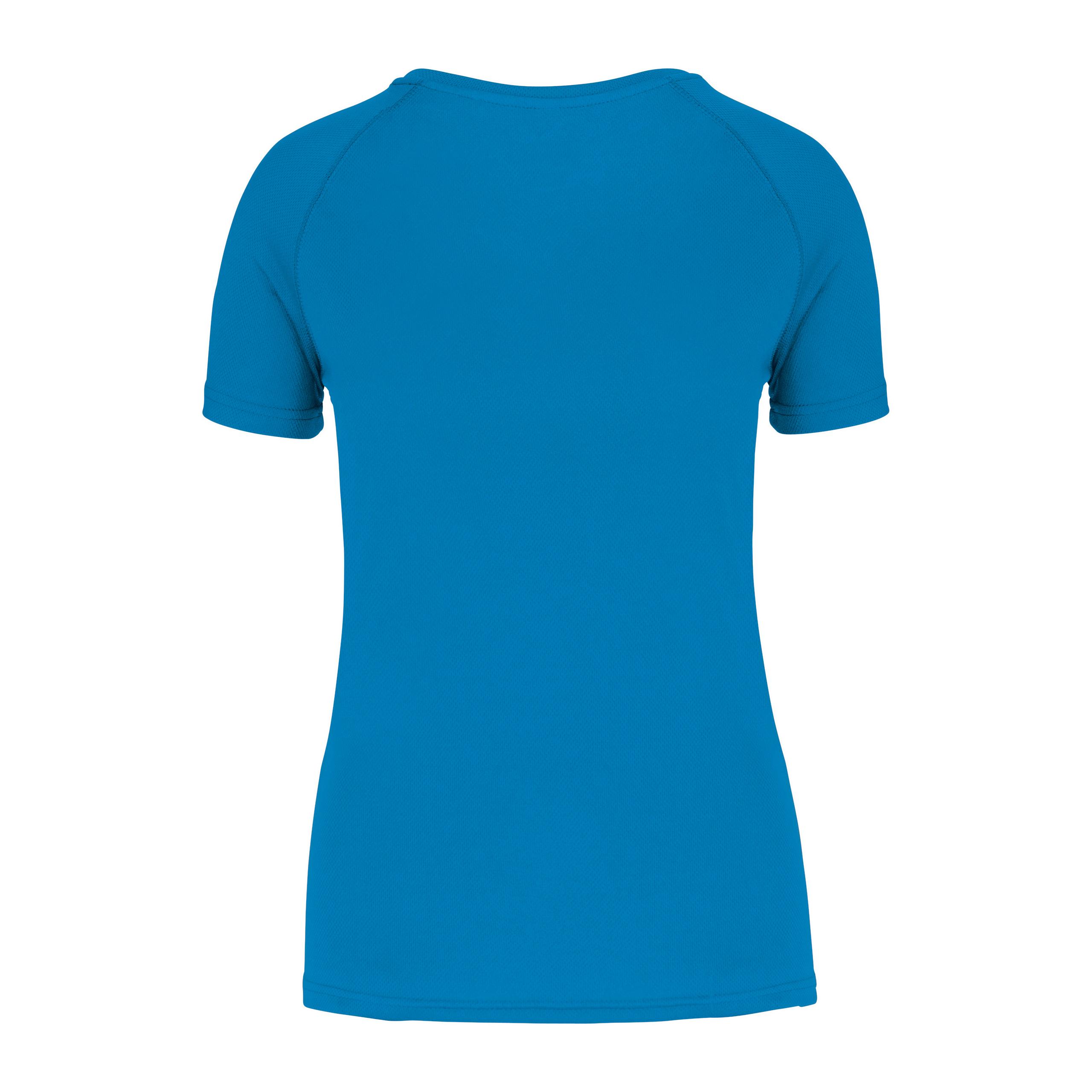 PROACT® - T-shirt de sport à col rond recyclé femme - Aqua Blue - XS