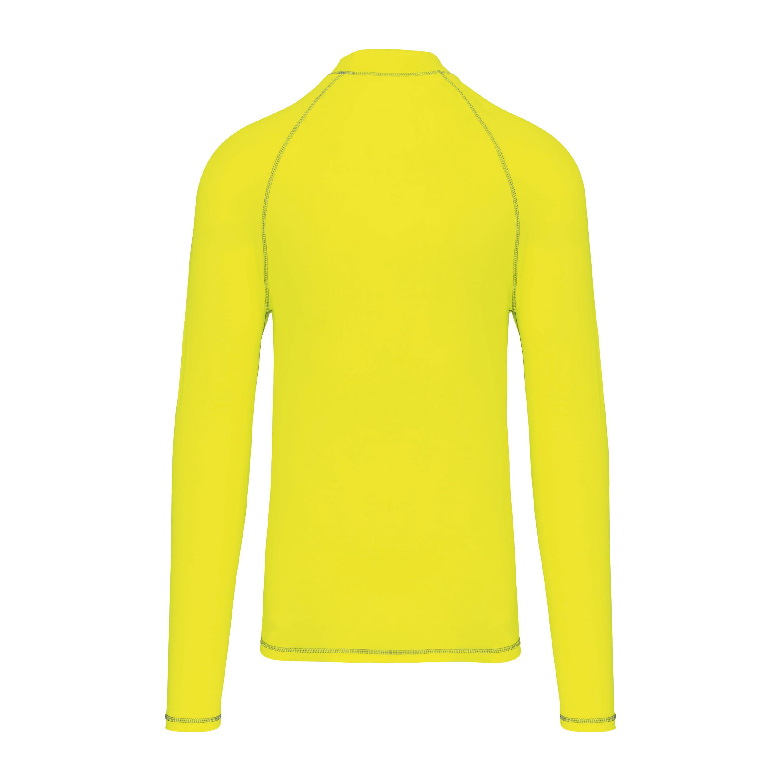 PROACT® - T-shirt technique à manches longues avec protection anti-UV unisexe - Fluorescent Yellow - XS