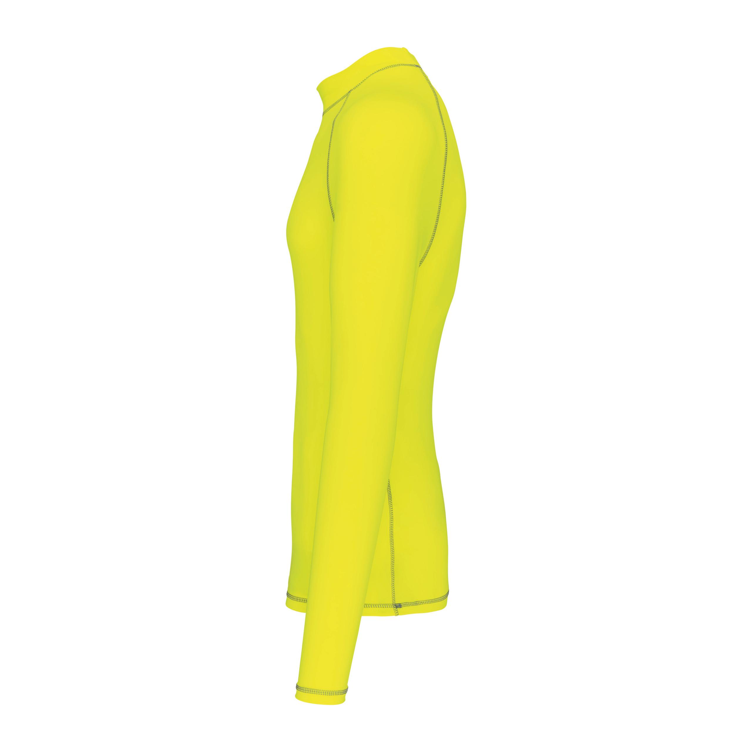 PROACT® - T-shirt technique à manches longues avec protection anti-UV unisexe - Fluorescent Yellow - XS