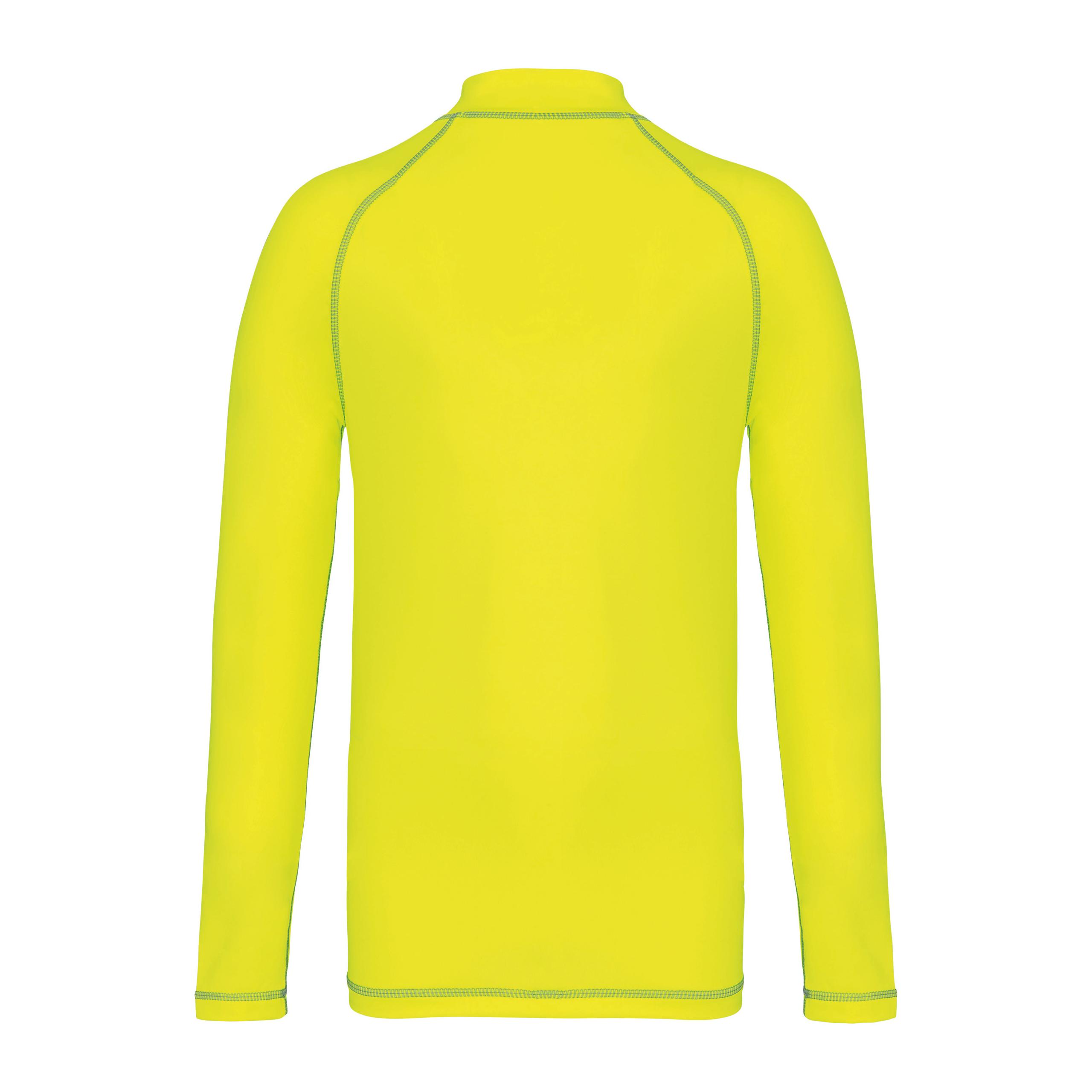 PROACT® - T-shirt technique à manches longues avec protection anti-UV enfant - Fluorescent Yellow - 4/6 ans