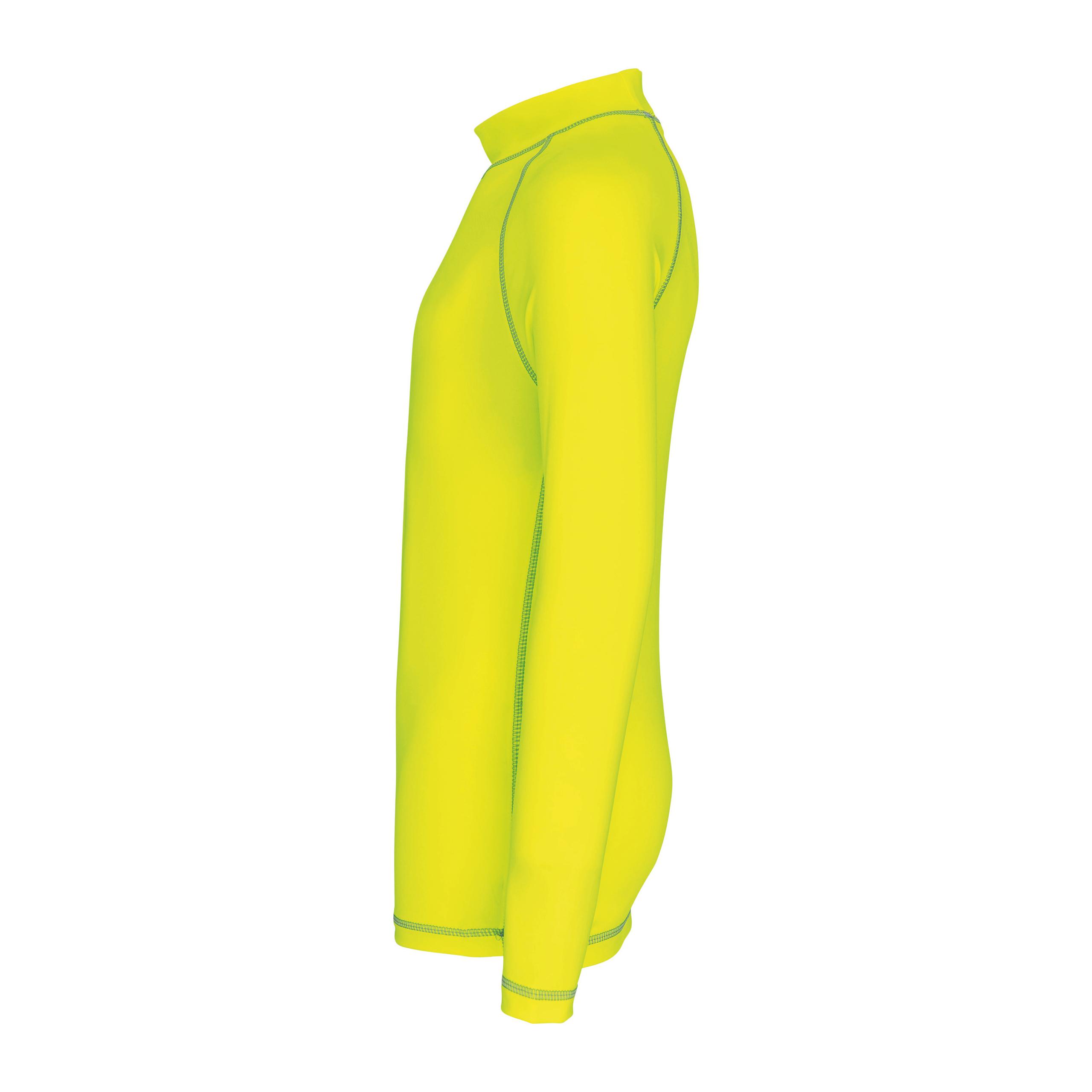 PROACT® - T-shirt technique à manches longues avec protection anti-UV enfant - Fluorescent Yellow - 4/6 ans