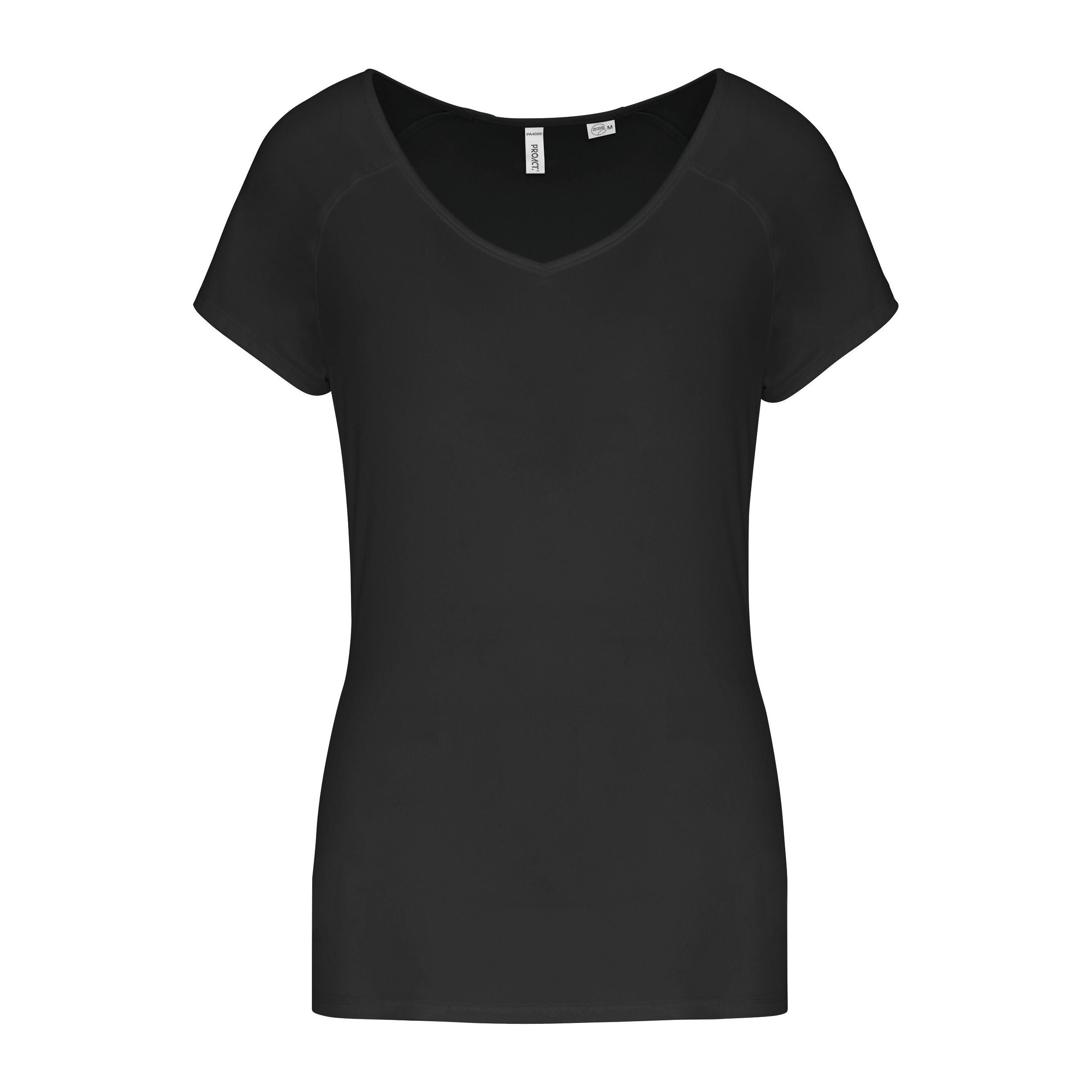 PROACT® - T-shirt de sport écoresponsable femme - Black - XS