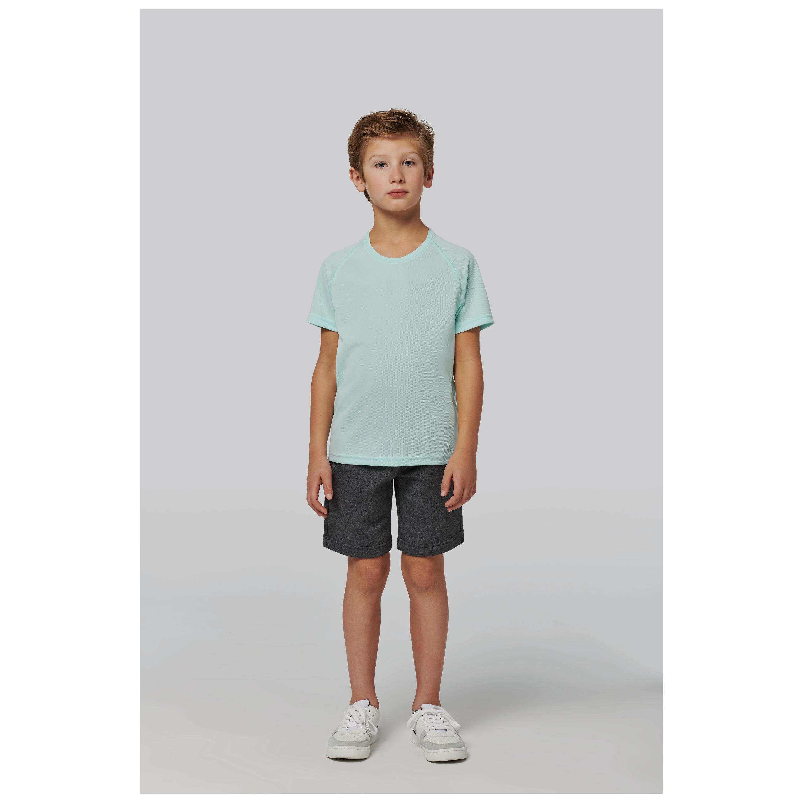 PROACT® - T-shirt sport manches courtes enfant - Aqua Blue - 6/8 ans