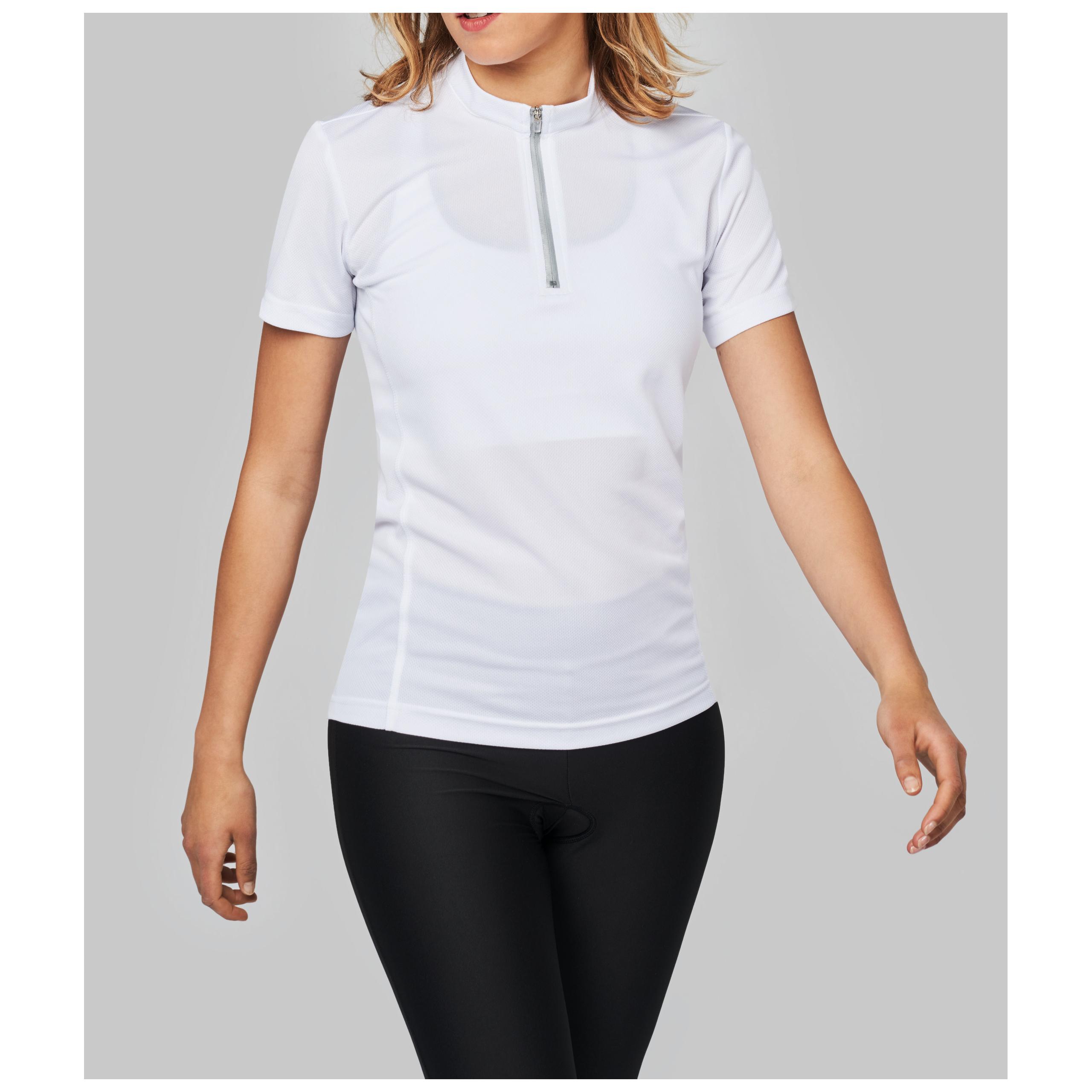 PROACT® - T-shirt de cycliste manches courtes femme - White - XS