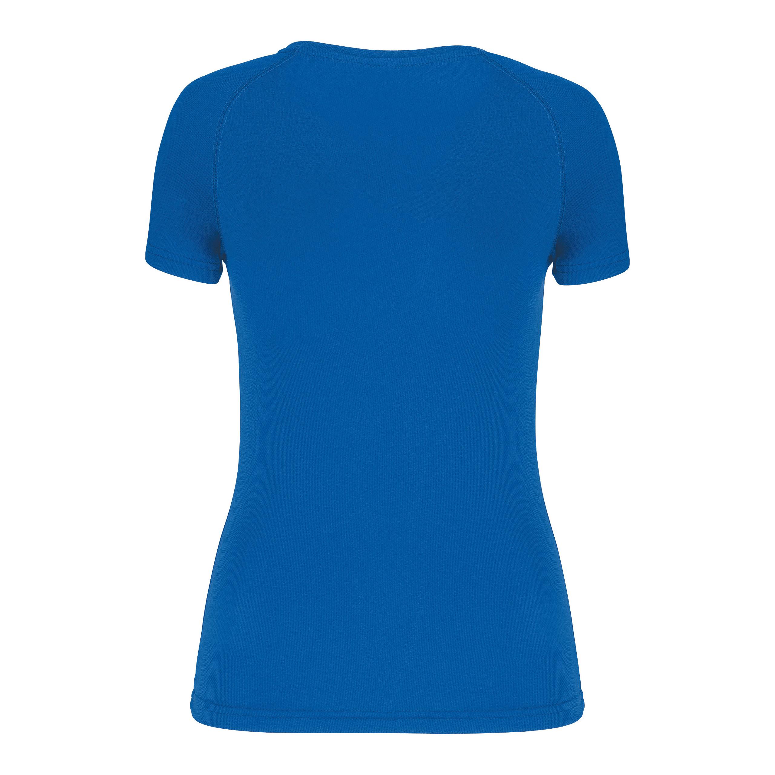 PROACT® - T-shirt de sport manches courtes col v femme - Aqua Blue - XS