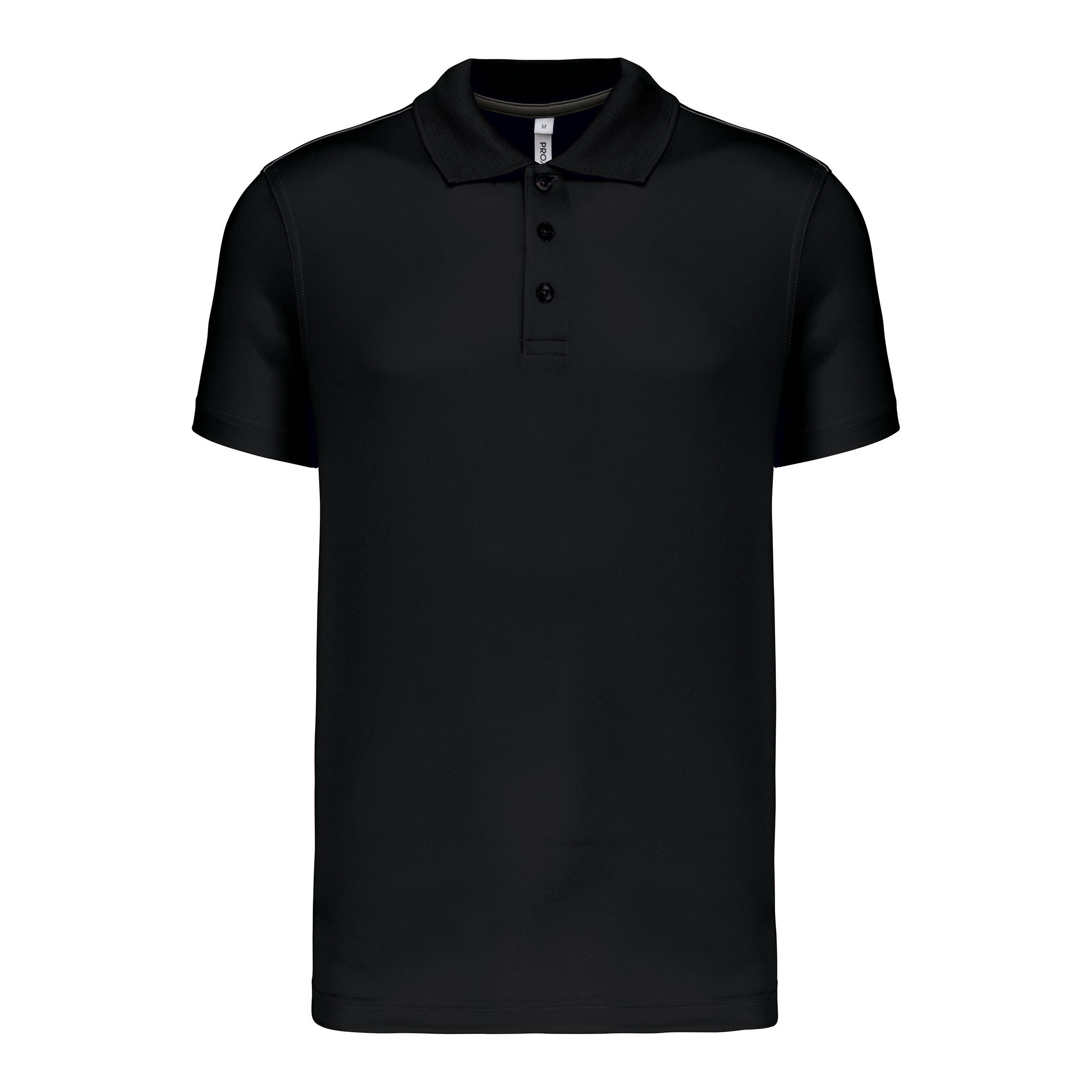 PROACT® - Polo manches courtes homme - Black - XS