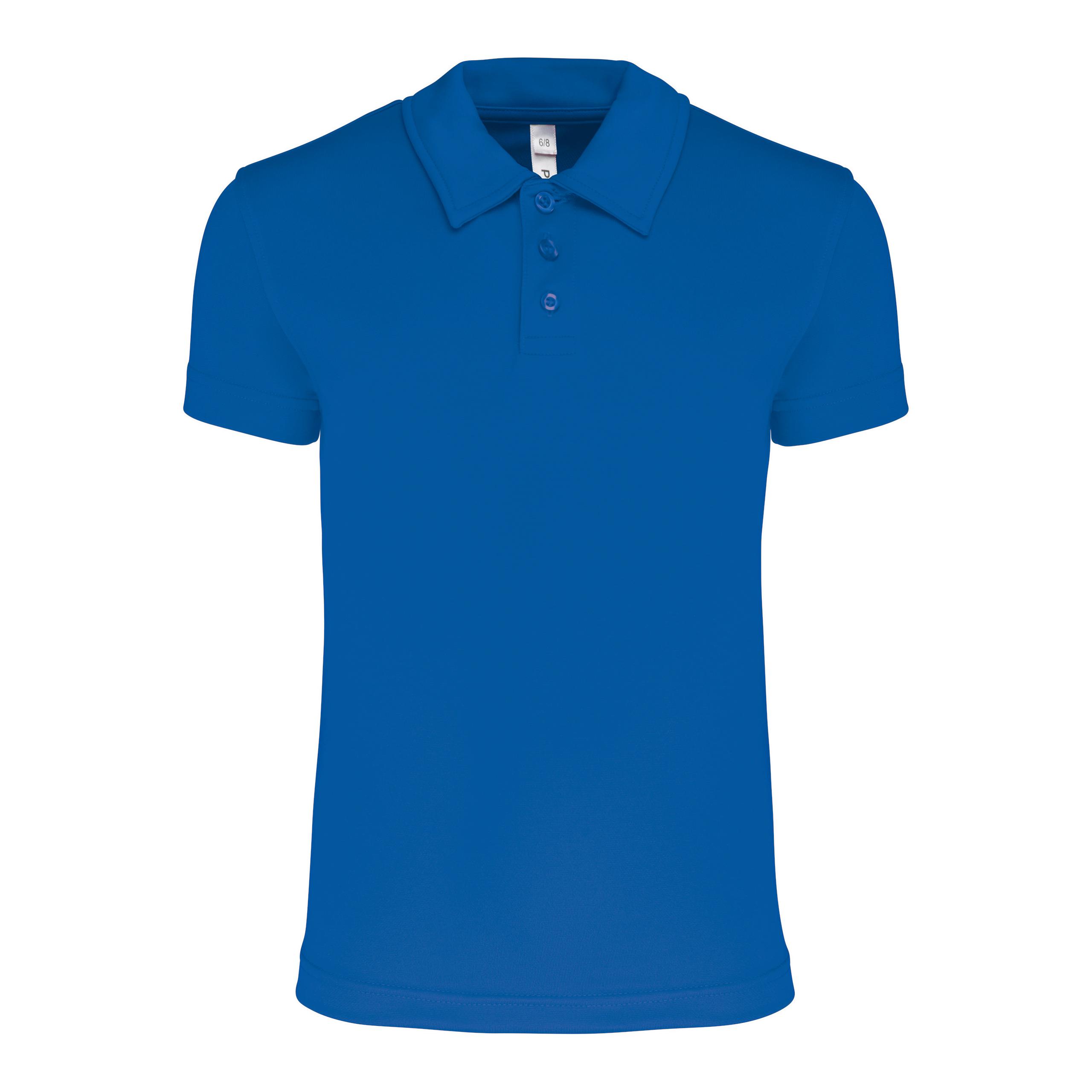 PROACT® - Polo sport manches courtes enfant - Aqua Blue - 6/8 ans