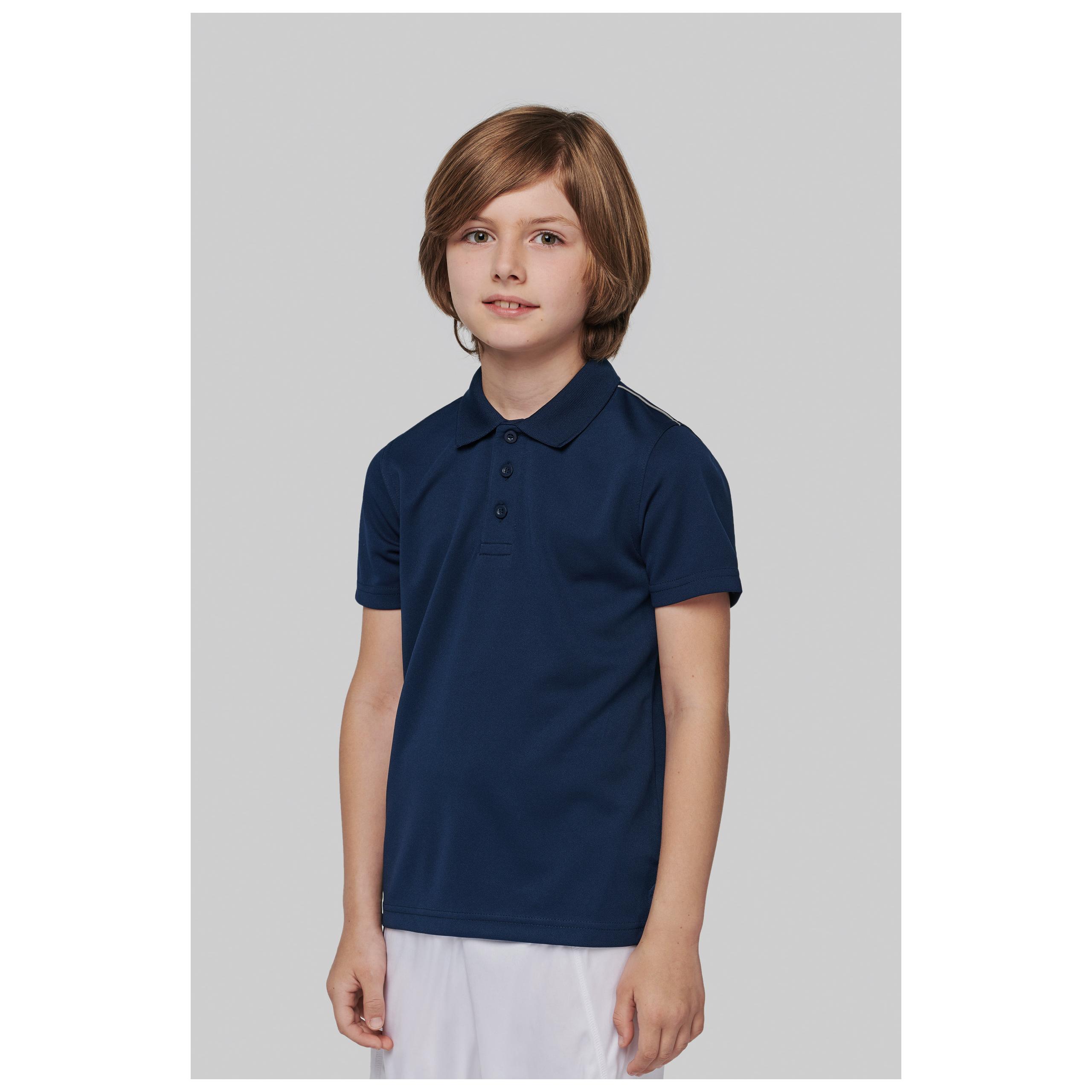 PROACT® - Polo manches courtes enfant - Black - 4/6 ans