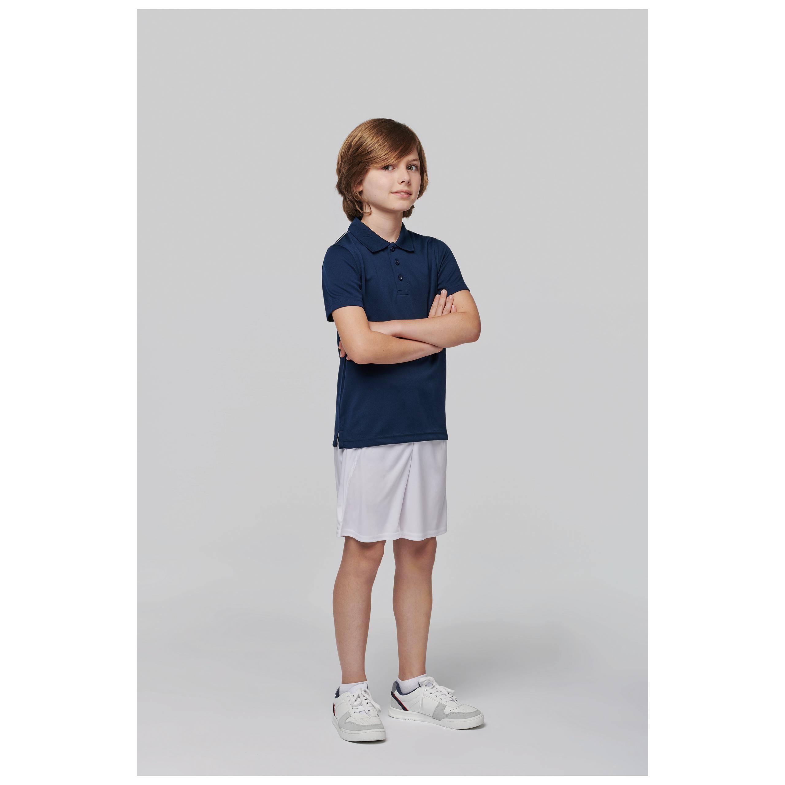 PROACT® - Polo manches courtes enfant - Black - 4/6 ans