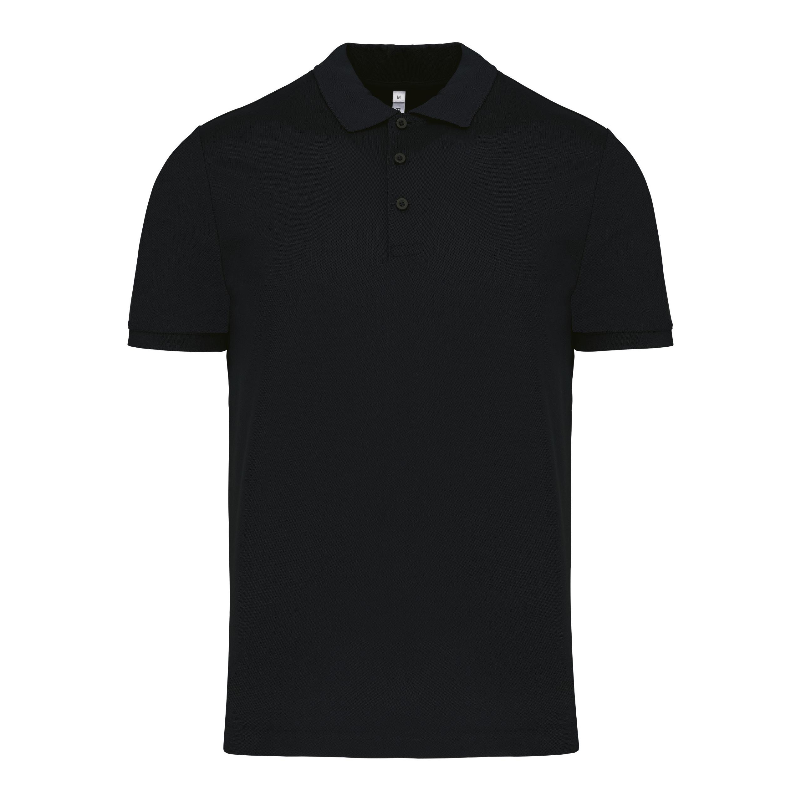 PROACT® - Polo piqué performance homme - Black - XS