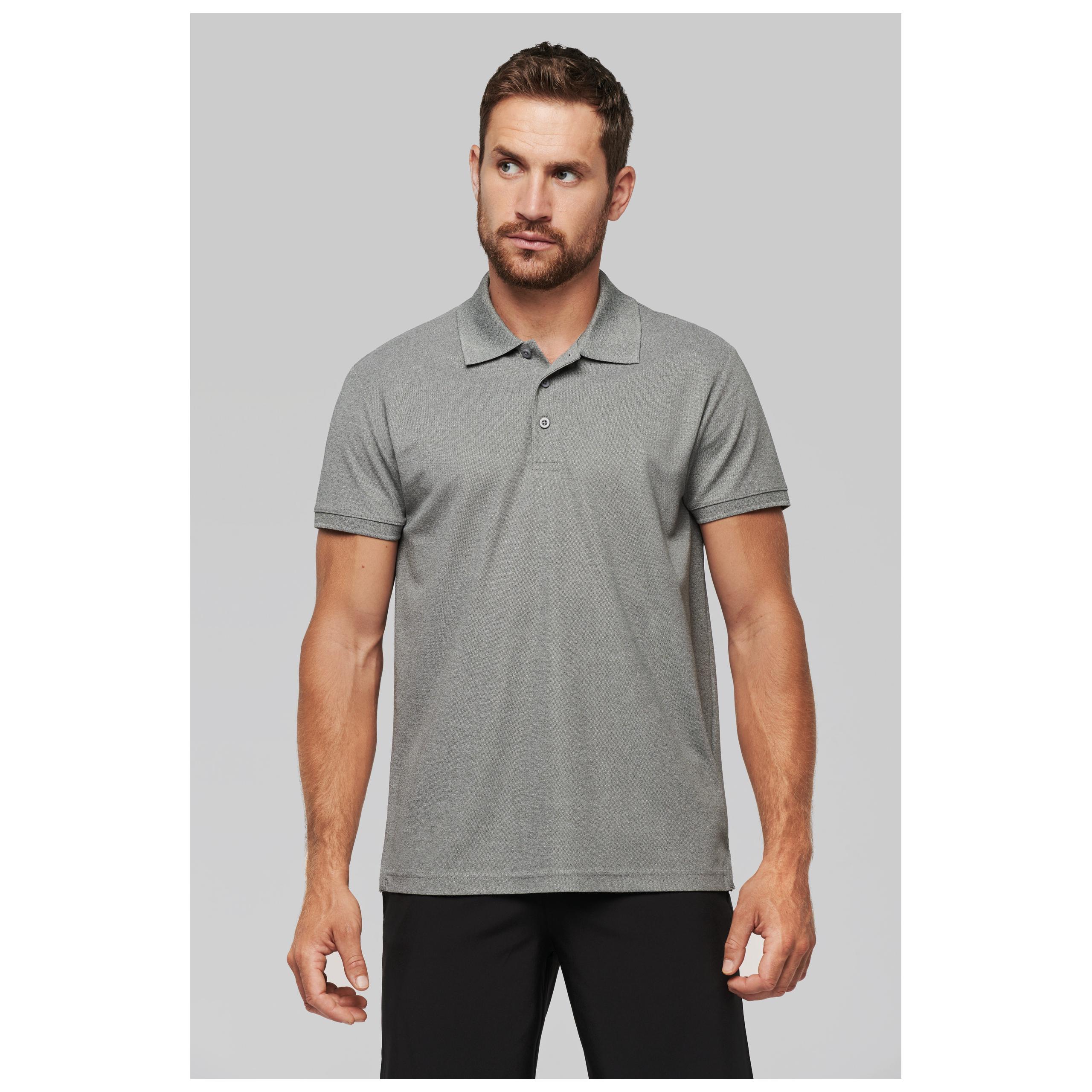 PROACT® - Polo piqué performance homme - Black - XS