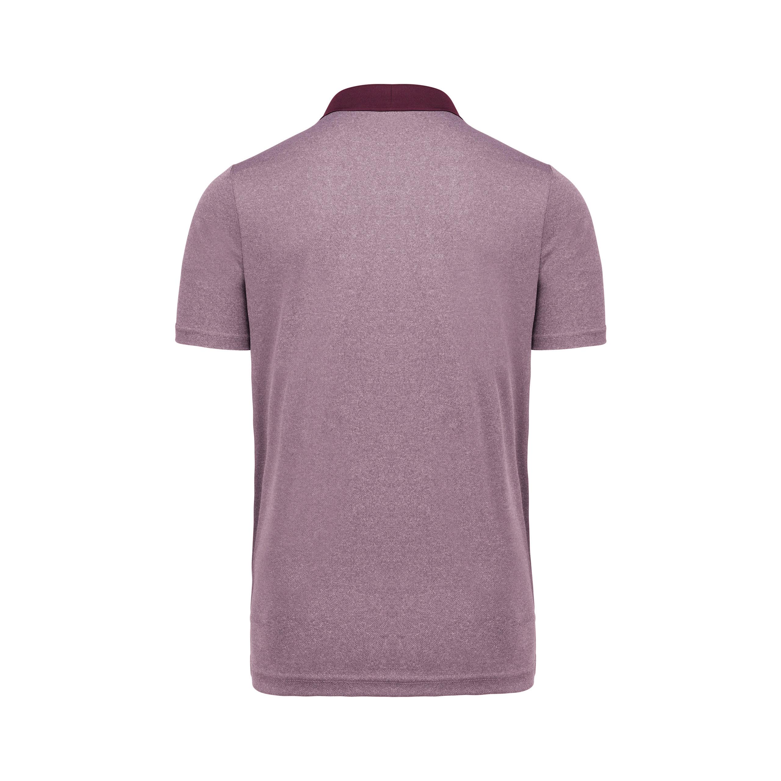 PROACT® - Polo chiné manches courtes - Burgundy Heather - 3XL