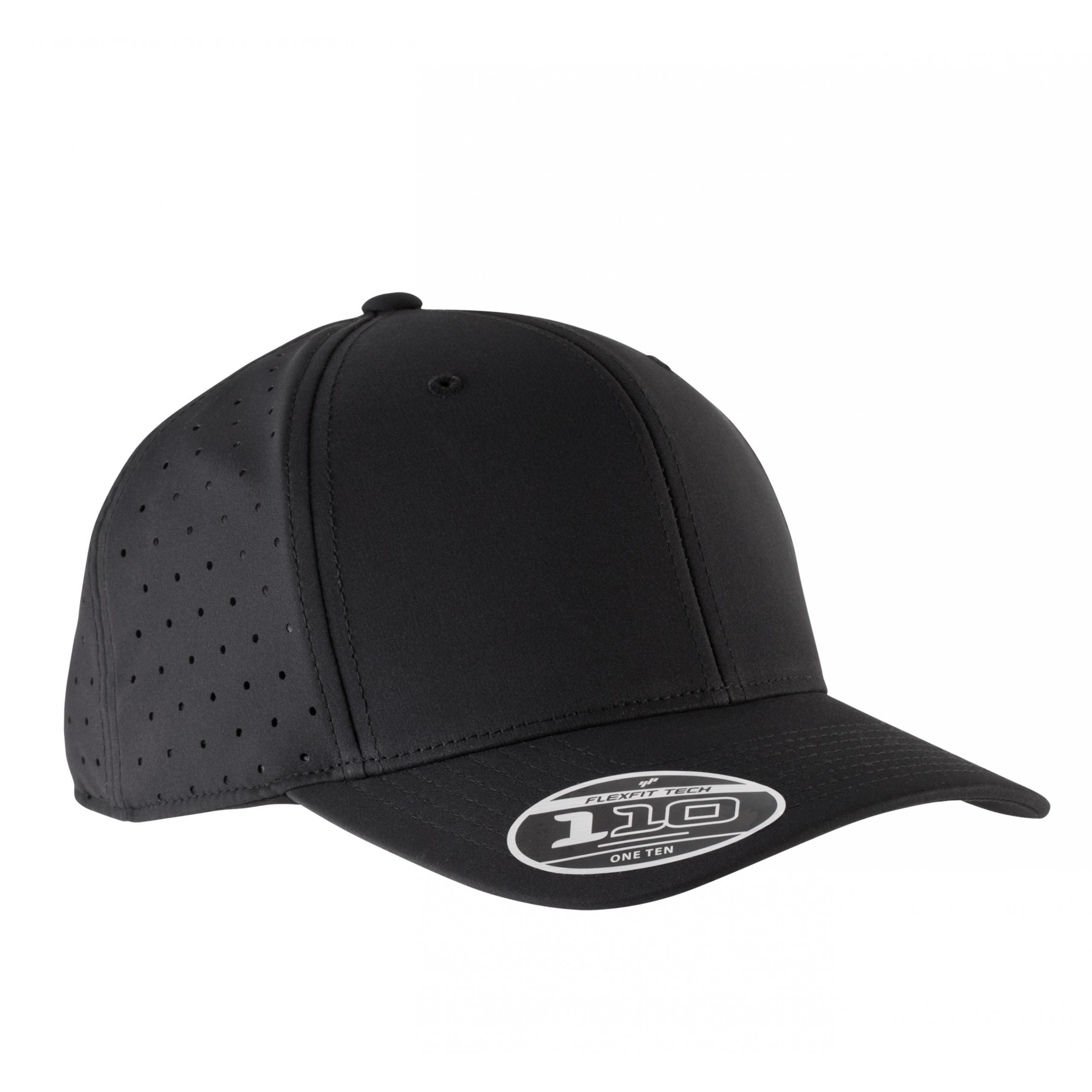 PROACT® - Casquette perforée - 6 panneaux - Black - One Size