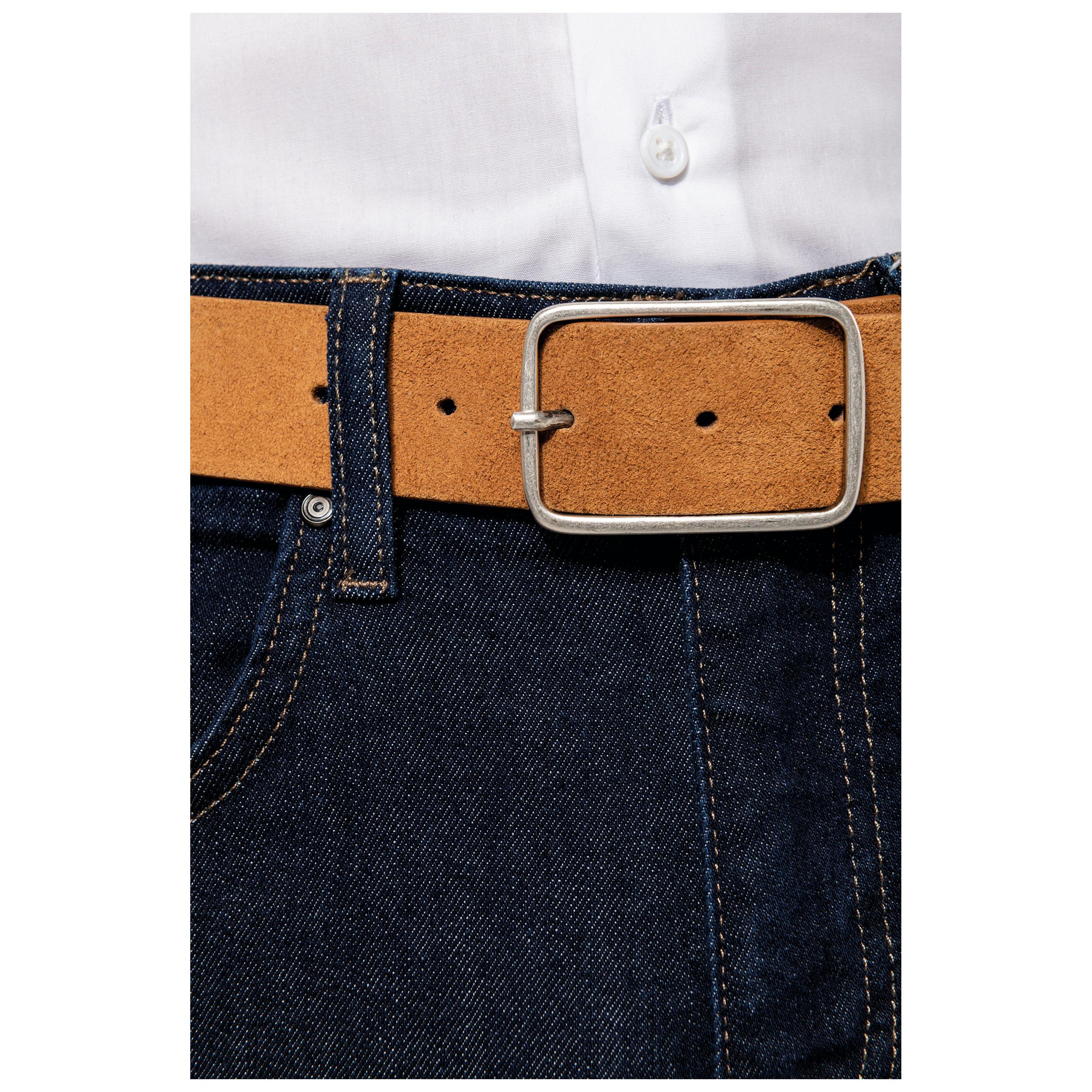 Kariban Premium - Ceinture cuir  velours homme - Cognac - Taille 1