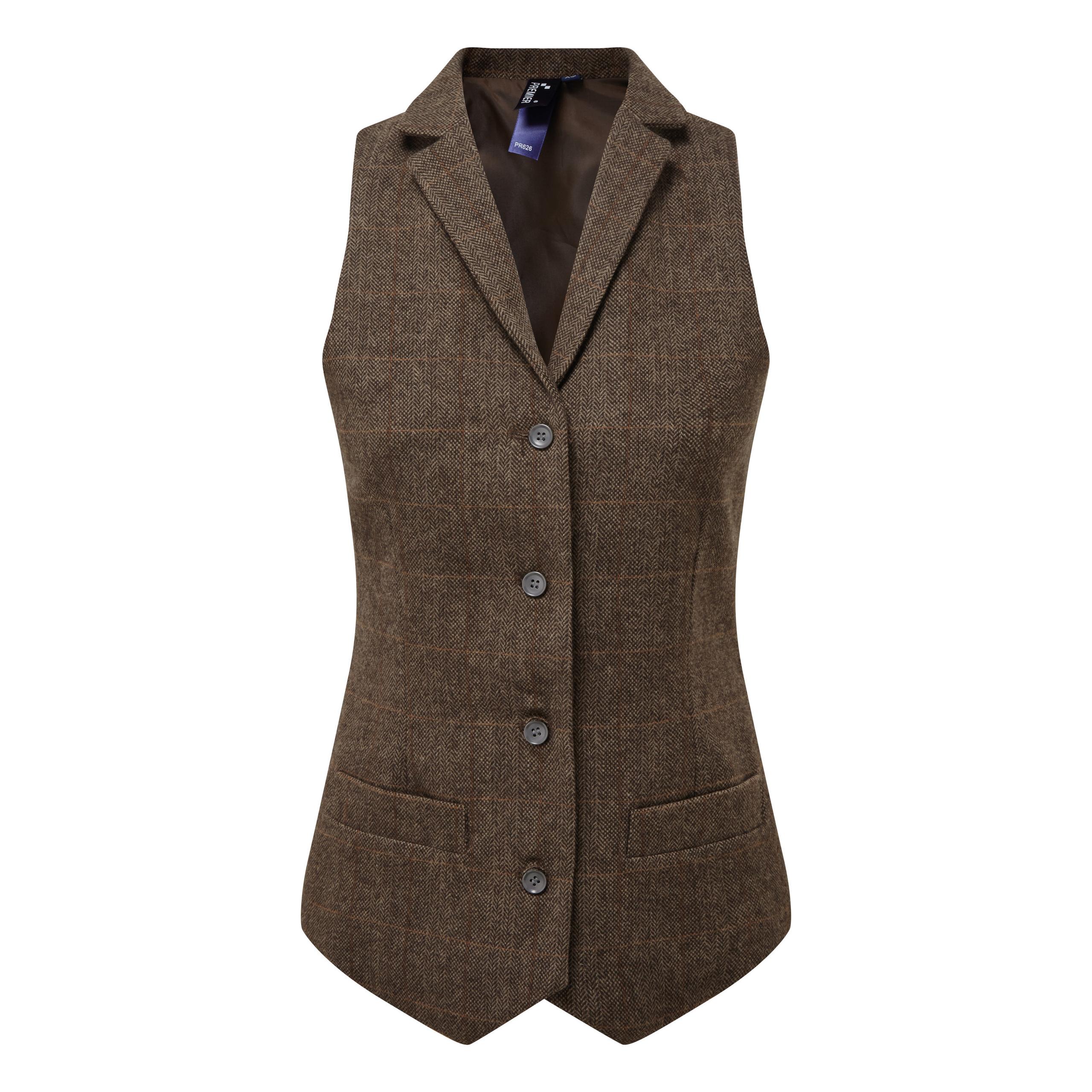 Premier - Gilet chevrons femme - Brown - L