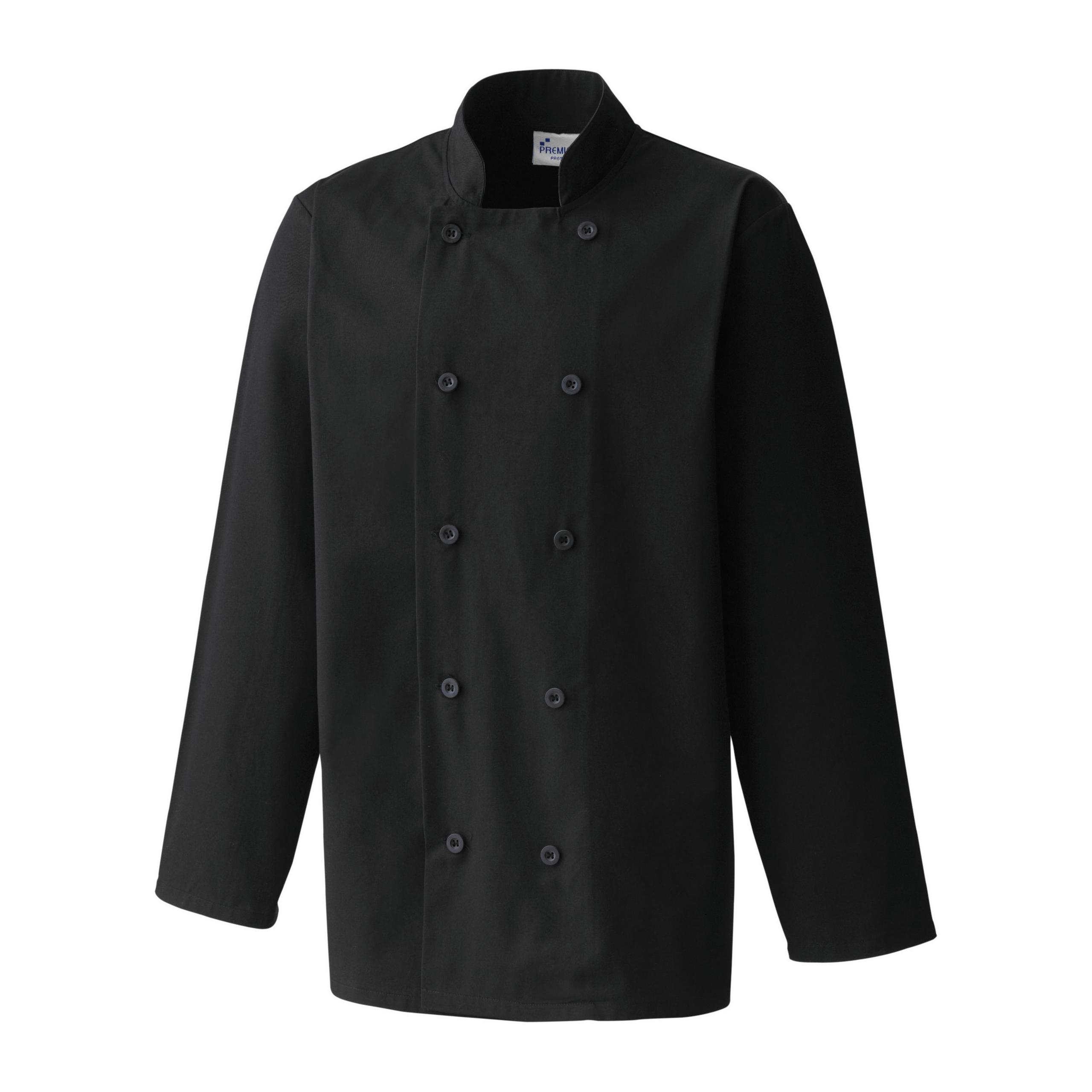 Premier - Veste de cuisine manches longues - Black - S