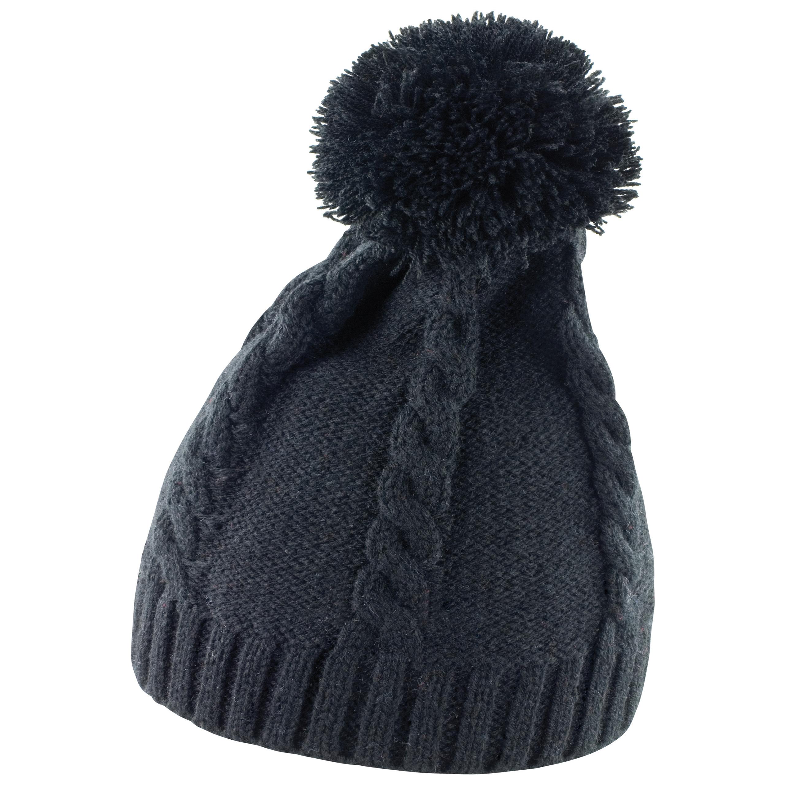 Result - BONNET À POMPON - Black - One Size