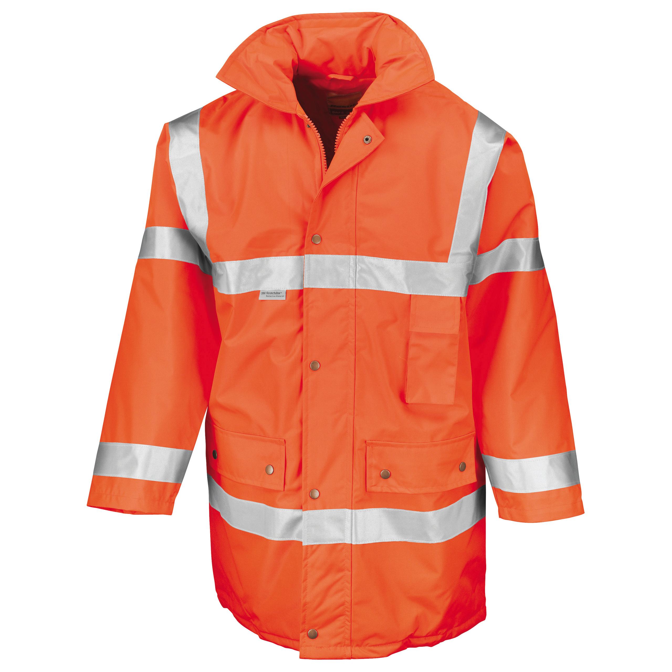 Result - Parka de sécurité High Viz - Fluorescent Orange - L