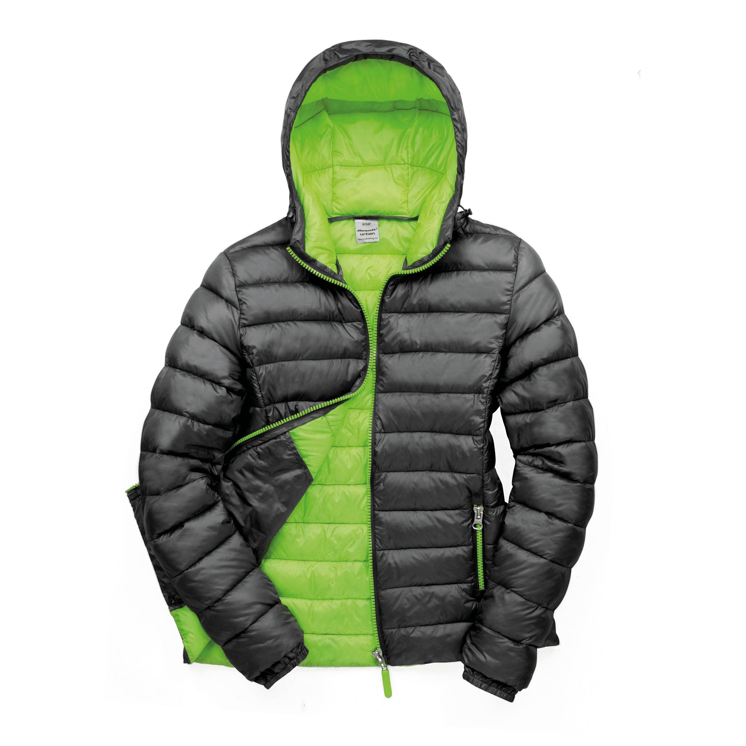 Result - DOUDOUNE FEMME SNOWBIRD - Black / Lime - XS