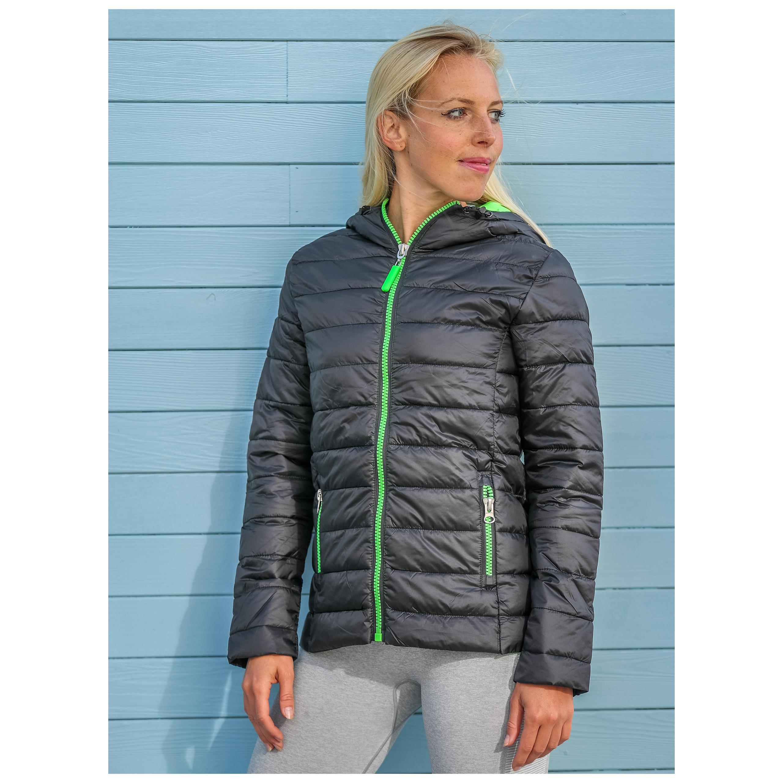 Result - DOUDOUNE FEMME SNOWBIRD - Black / Lime - XS