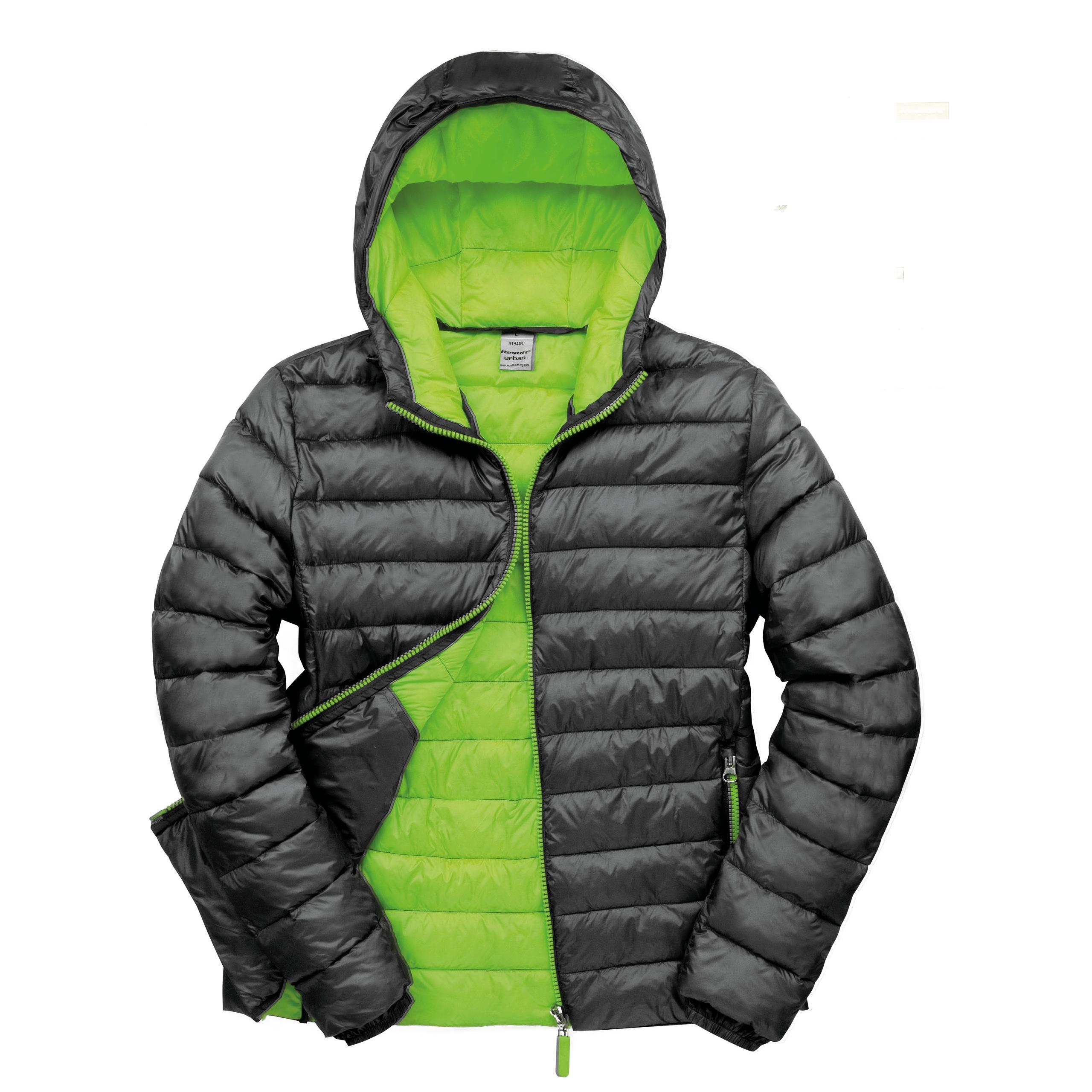 Result - DOUDOUNE HOMME SNOWBIRD - Black / Lime - S