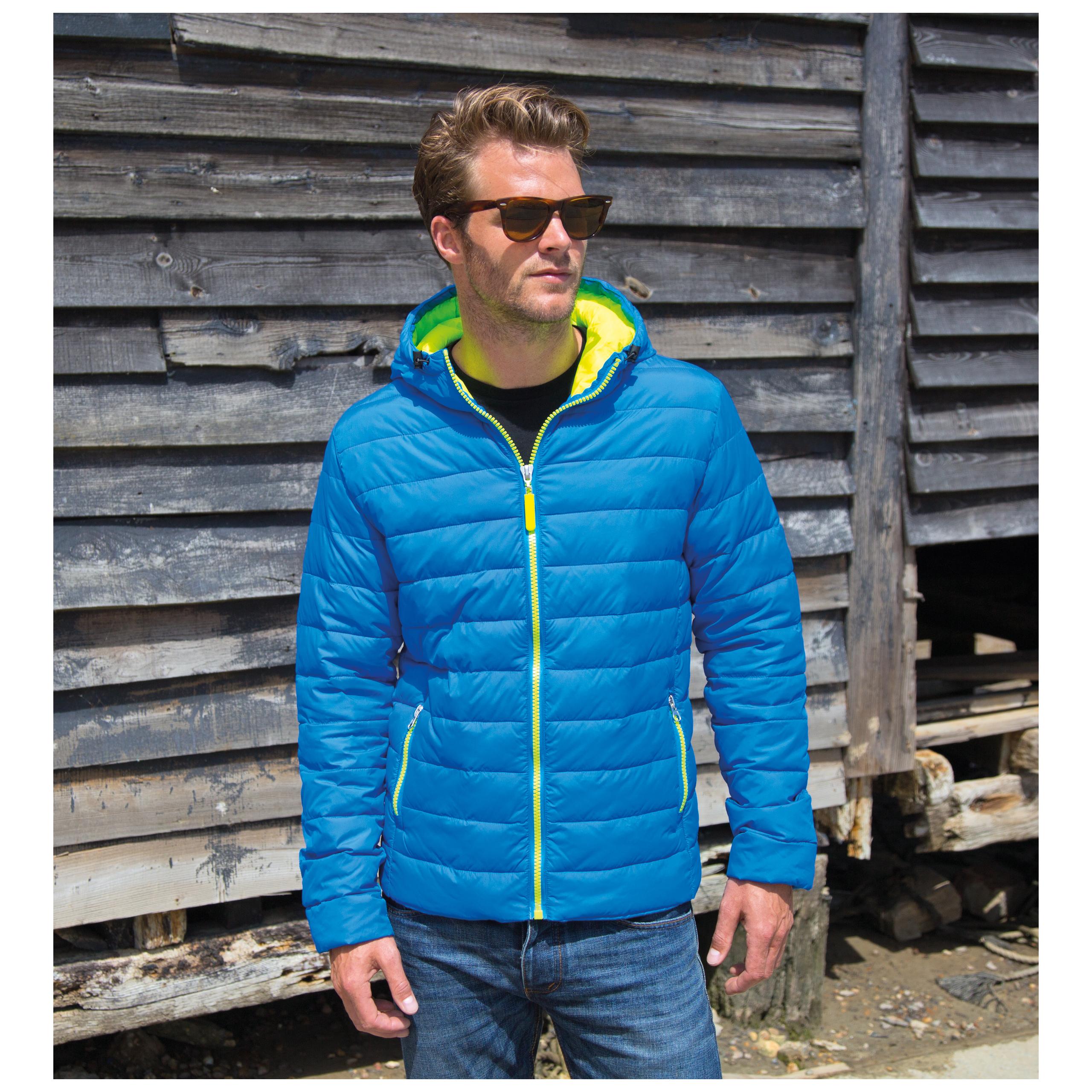 Result - DOUDOUNE HOMME SNOWBIRD - Black / Lime - S