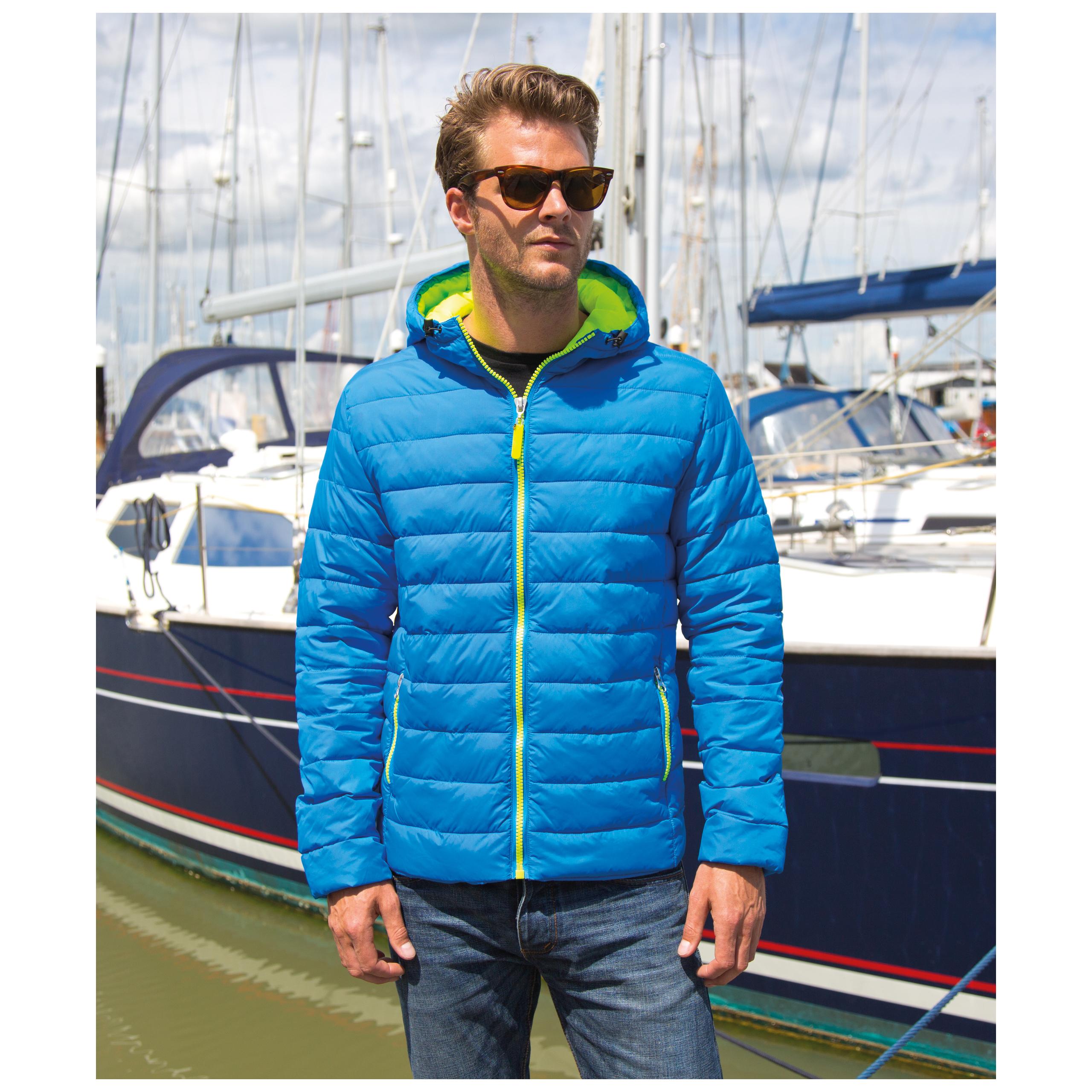 Result - DOUDOUNE HOMME SNOWBIRD - Black / Lime - S