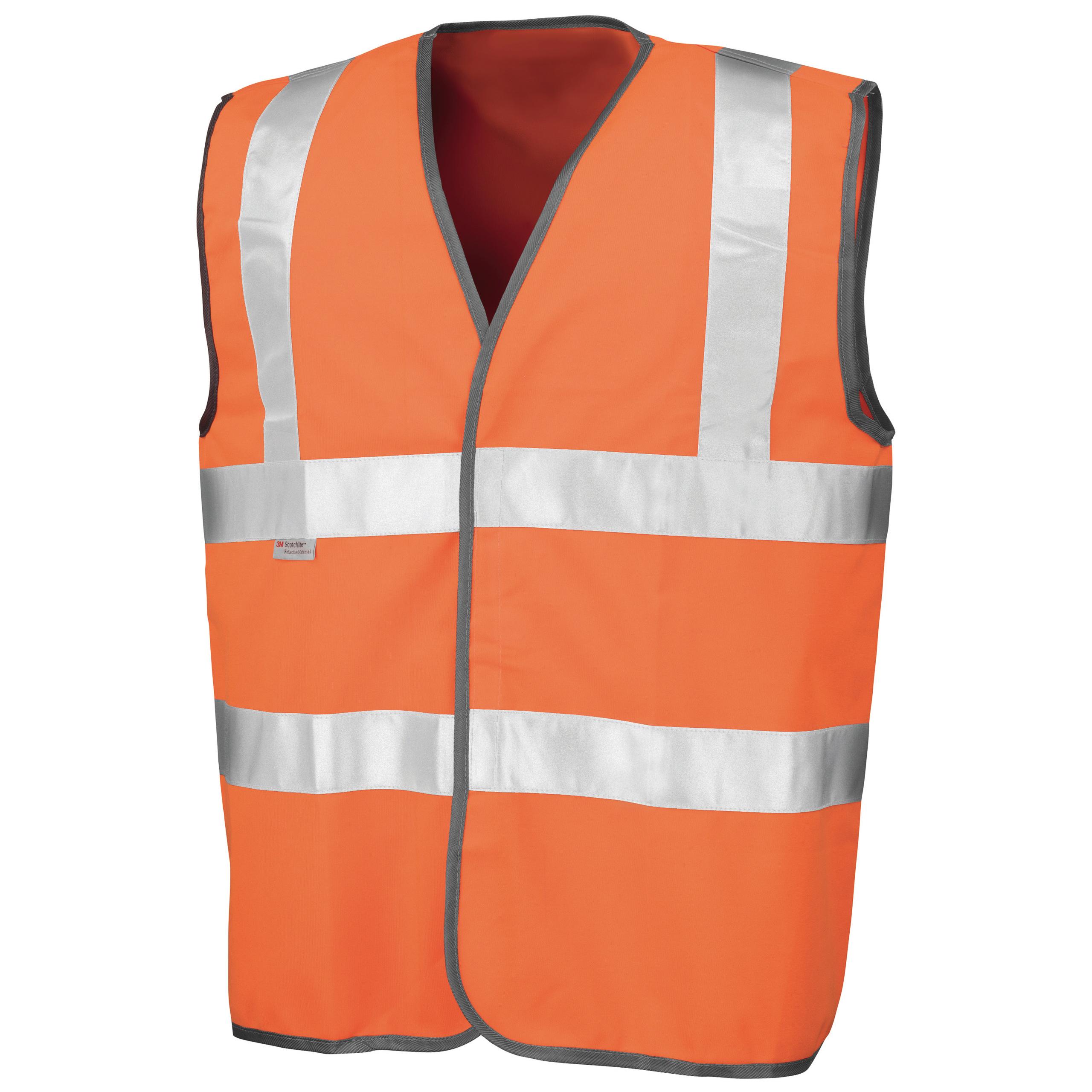 Result - Gilet de sécurité High Viz - Fluorescent Orange - XXL