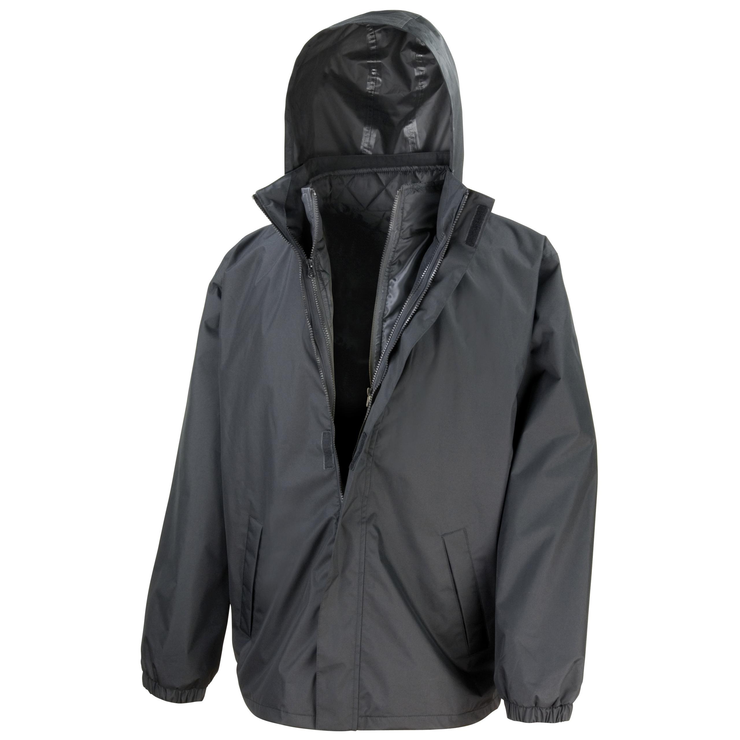 Result - PARKA 3 EN 1 CORE - Black - S