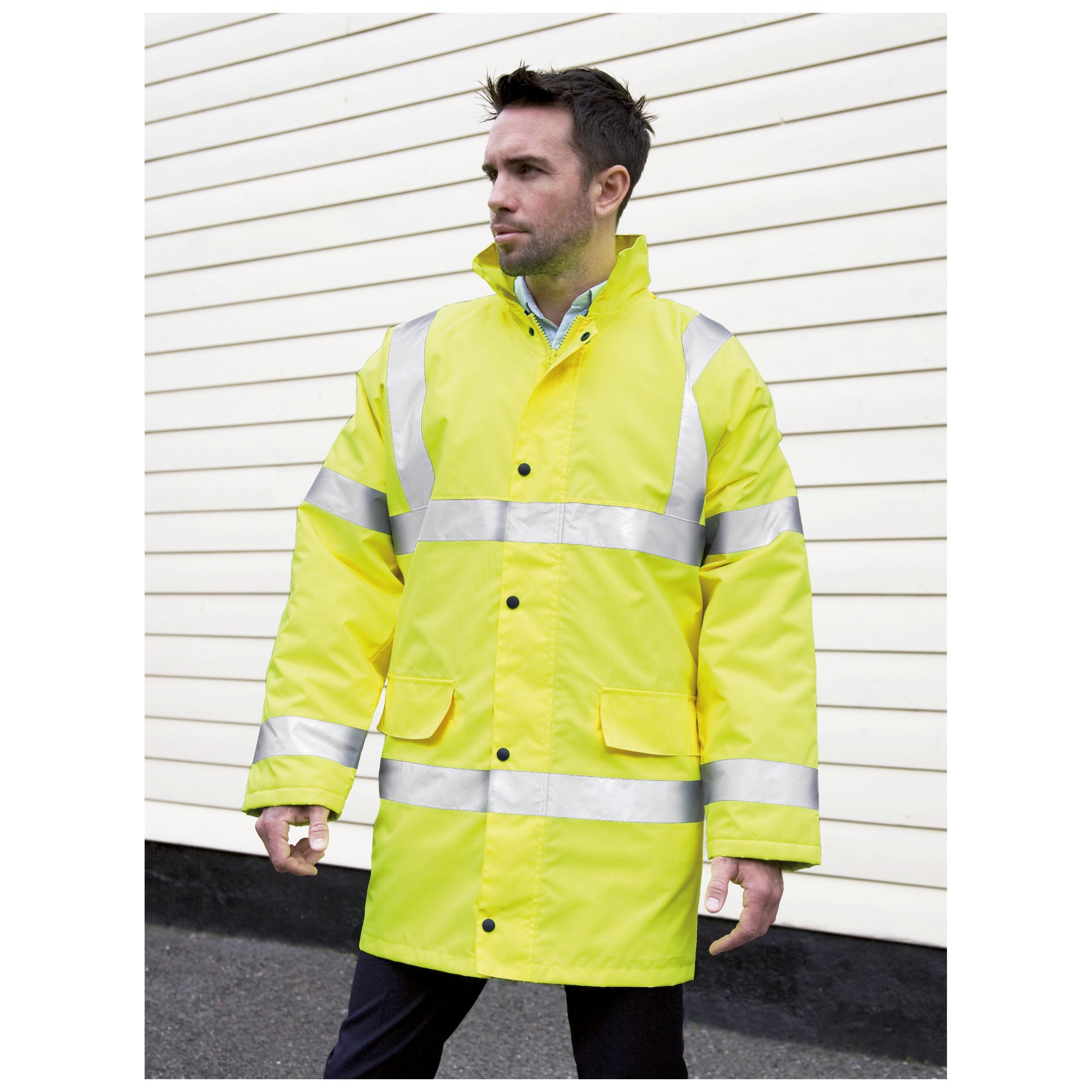 Result - Parka High Viz Motorway - Fluorescent Yellow - S