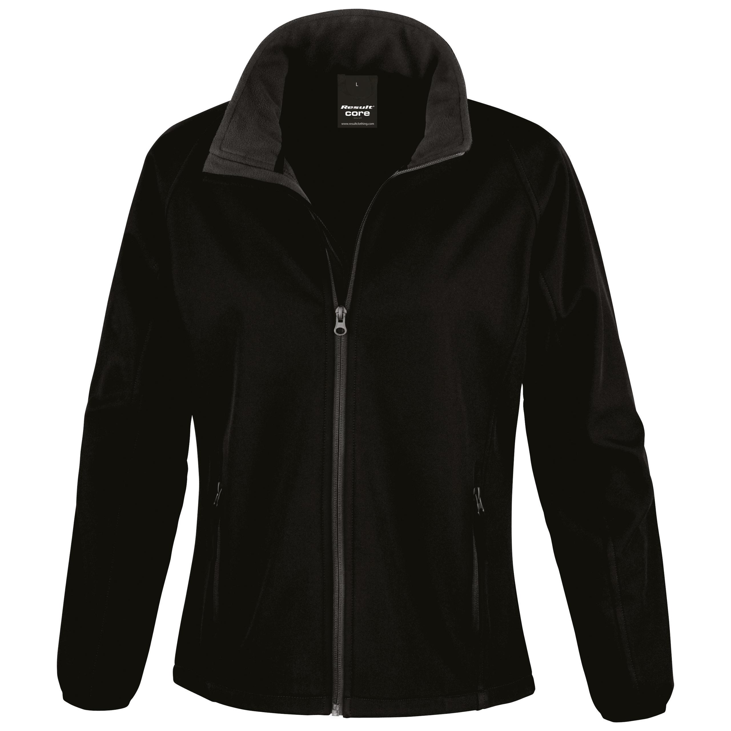 Result - Veste Softshell Femme Printable - Black / Black - XS