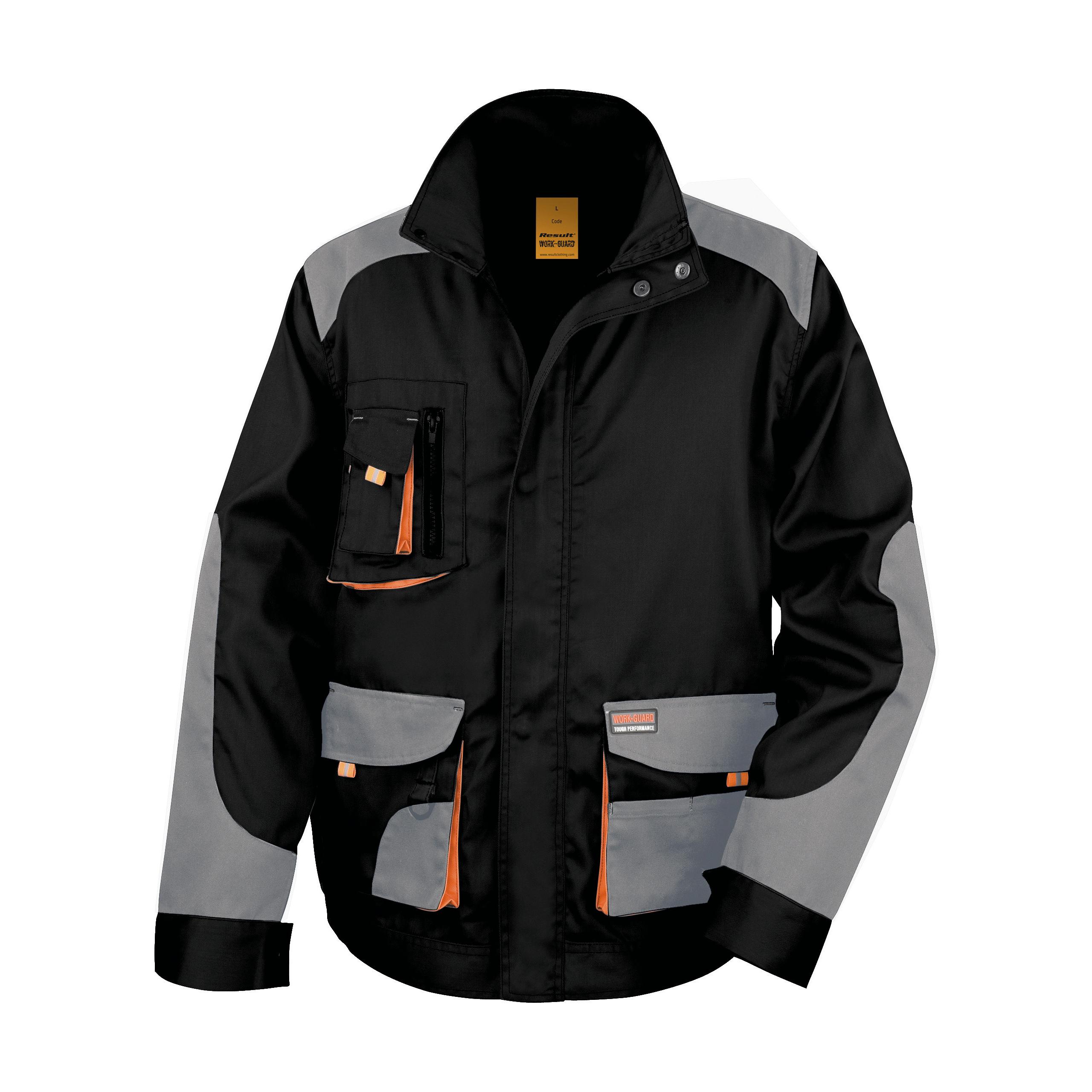 Result - Veste Lite - Black / Grey / Orange - 3XL (54 UK)