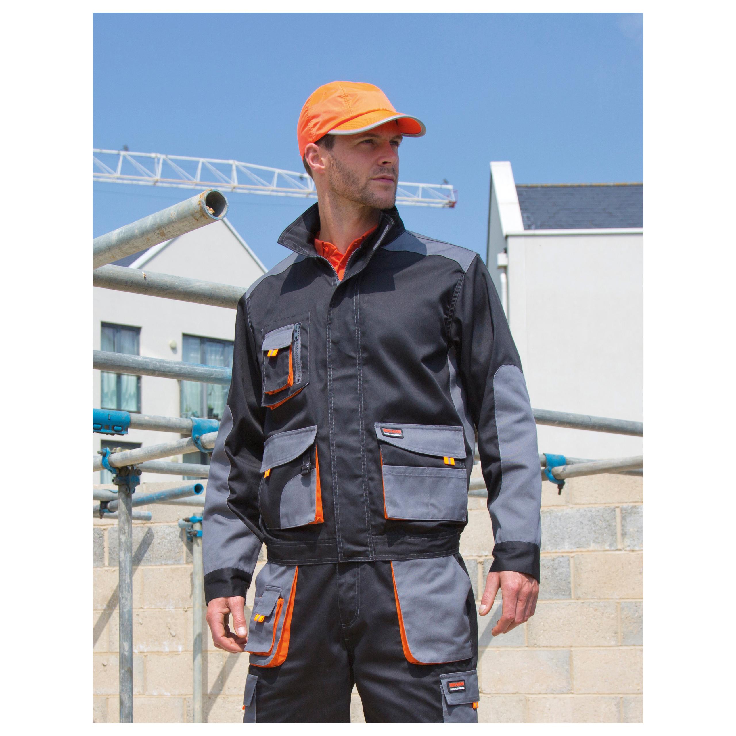 Result - Veste Lite - Black / Grey / Orange - 3XL (54 UK)