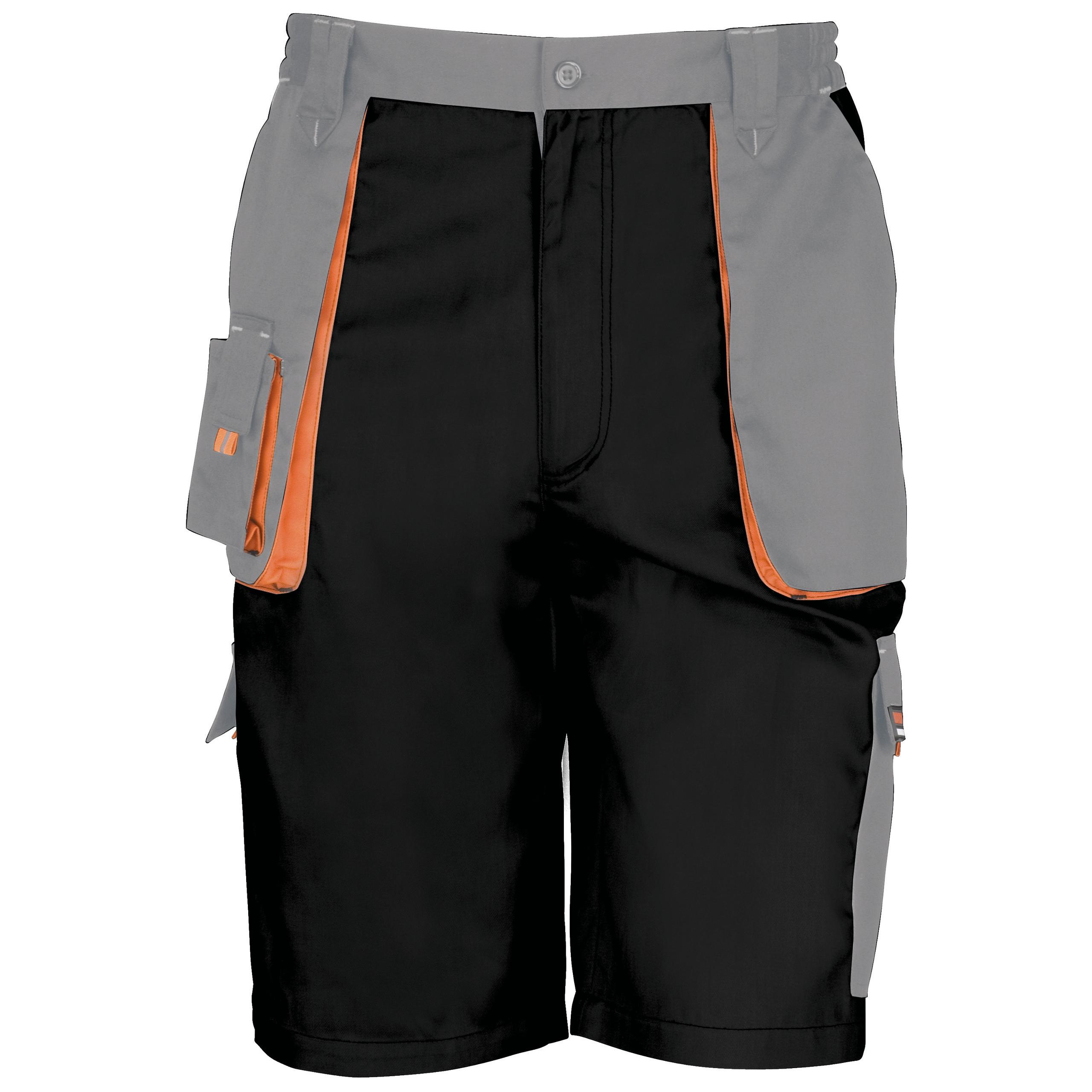 Result - Short Lite - Black / Grey / Orange - 3XL (42 UK)