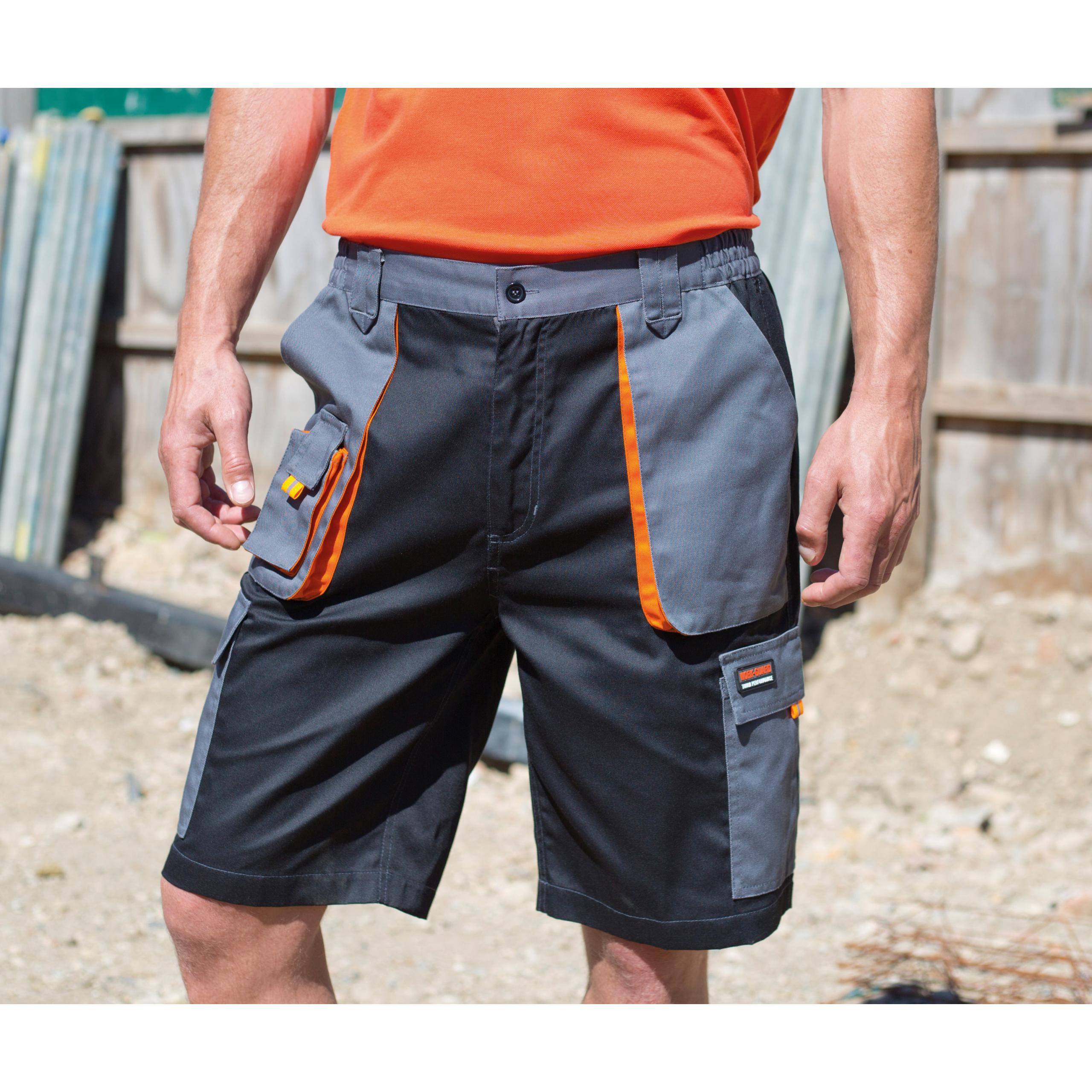 Result - Short Lite - Black / Grey / Orange - 3XL (42 UK)