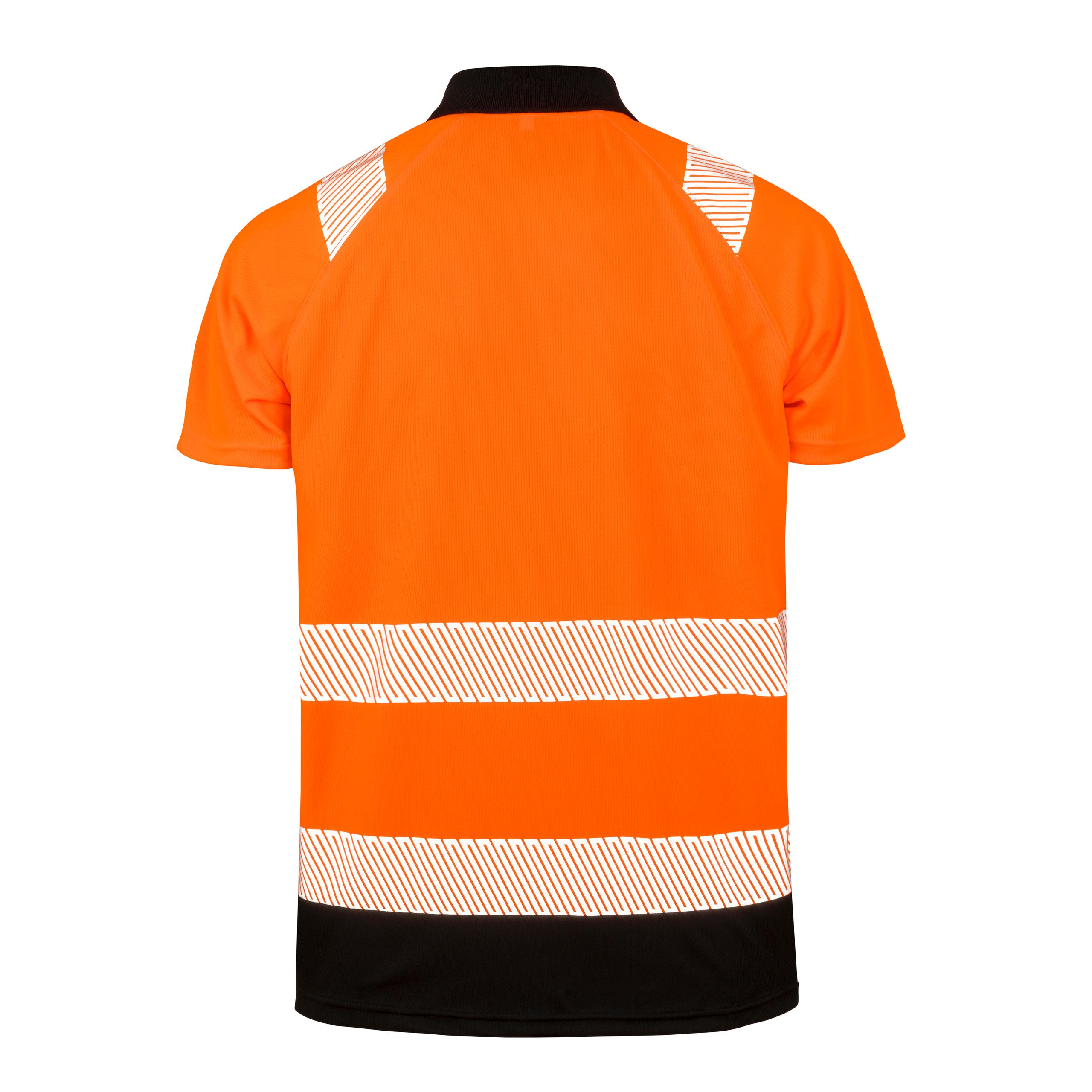 Result - Polo de sécurité recyclé - Orange / Black - S/M