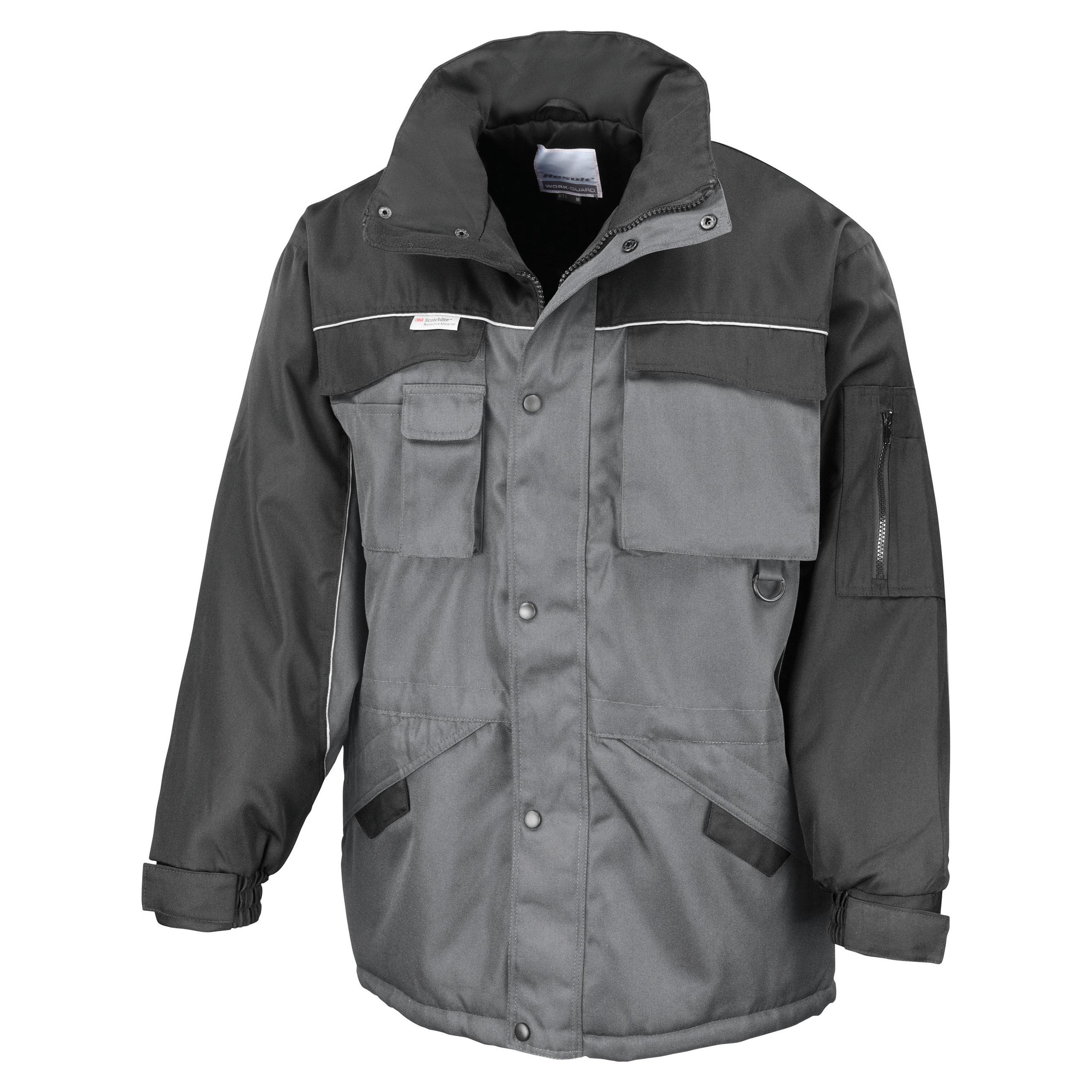 Result - PARKA HEAVY DUTY - Grey / Black - M