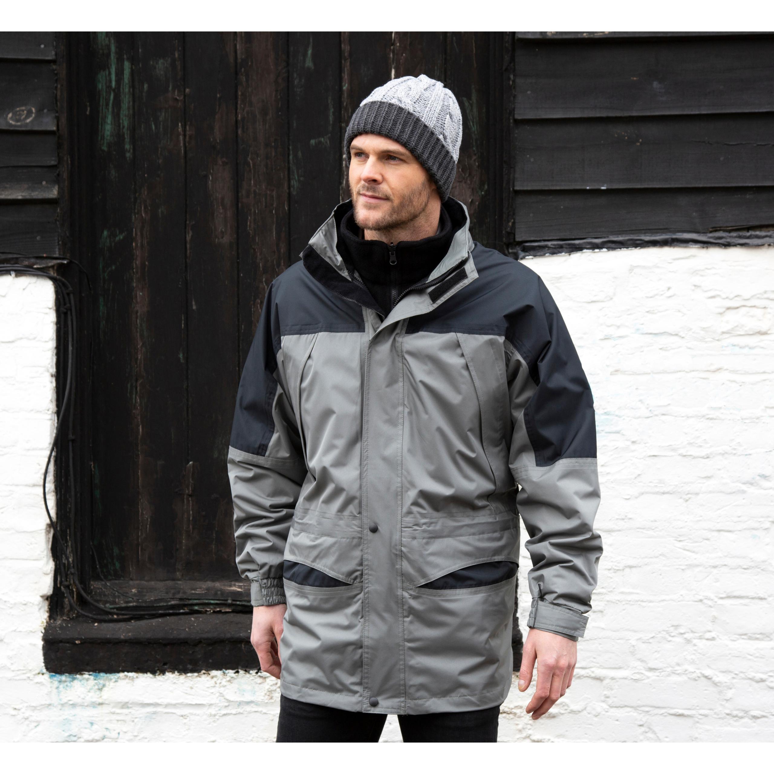 Result - PARKA 3 EN 1 ALASKA - Grey / Black - S