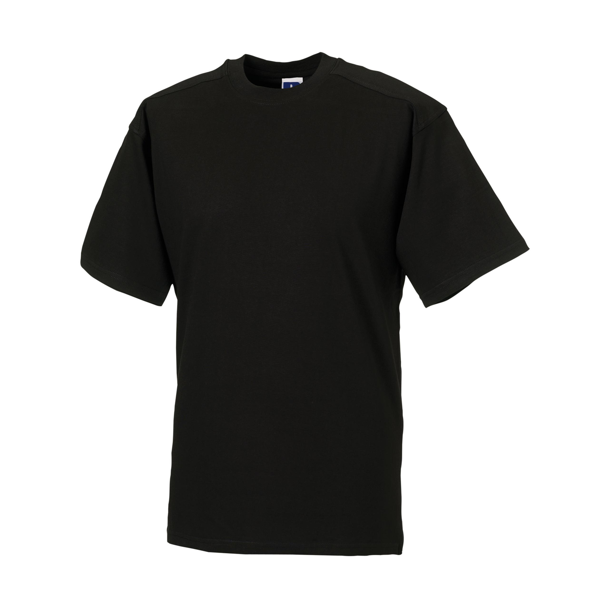 Russell - T-SHIRT HEAVY DUTY - Black - 3XL