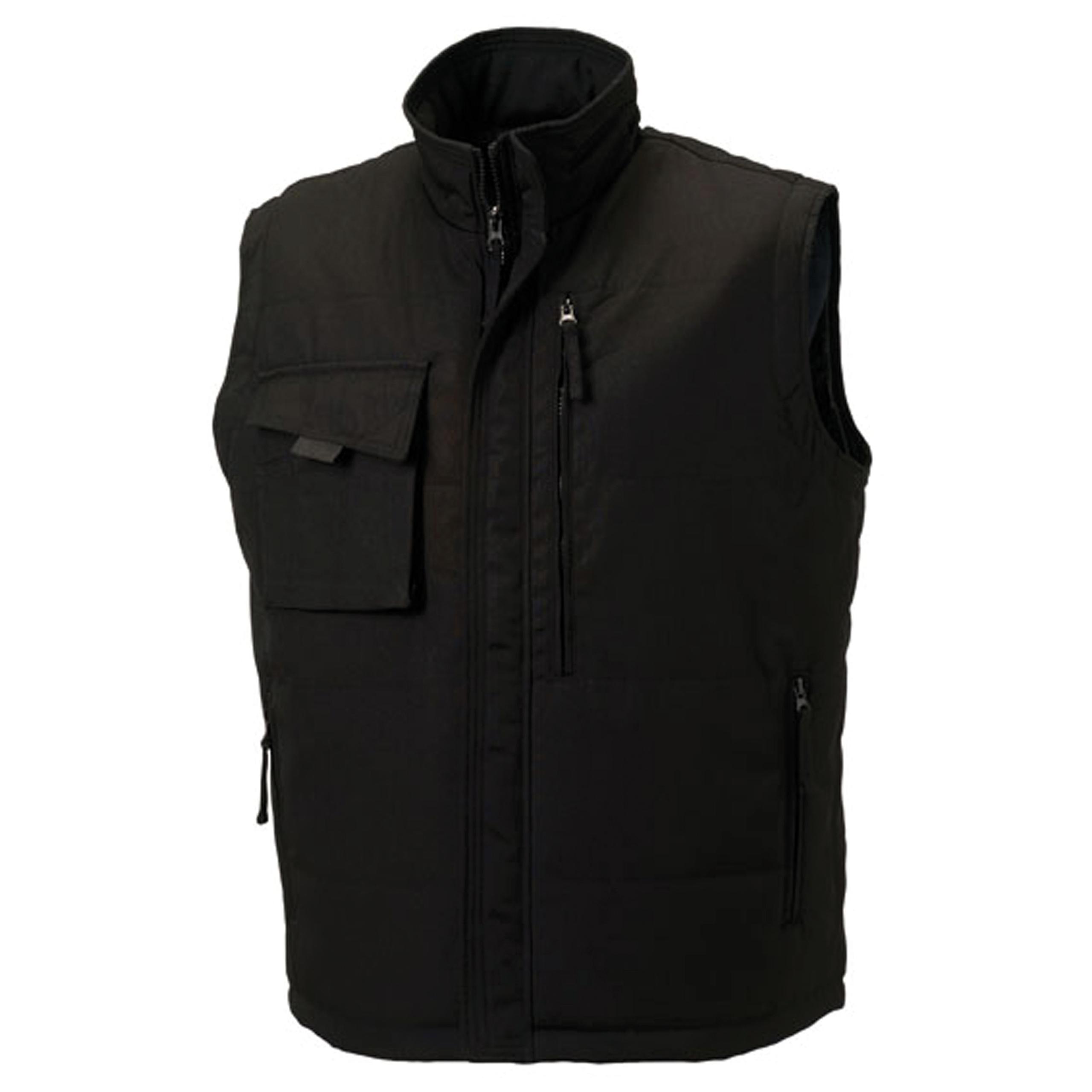 Russell - BODYWARMER HEAVY DUTY - Black - 3XL