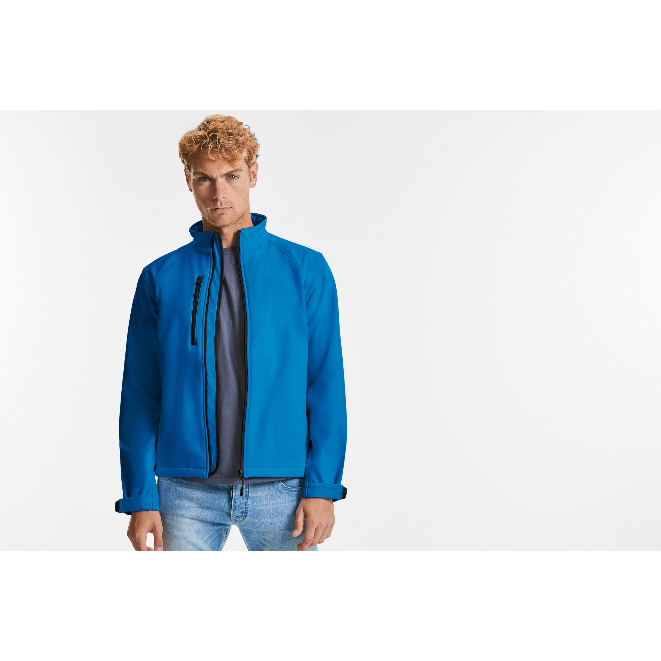 Russell - VESTE SOFTSHELL HOMME - Azur Blue - S