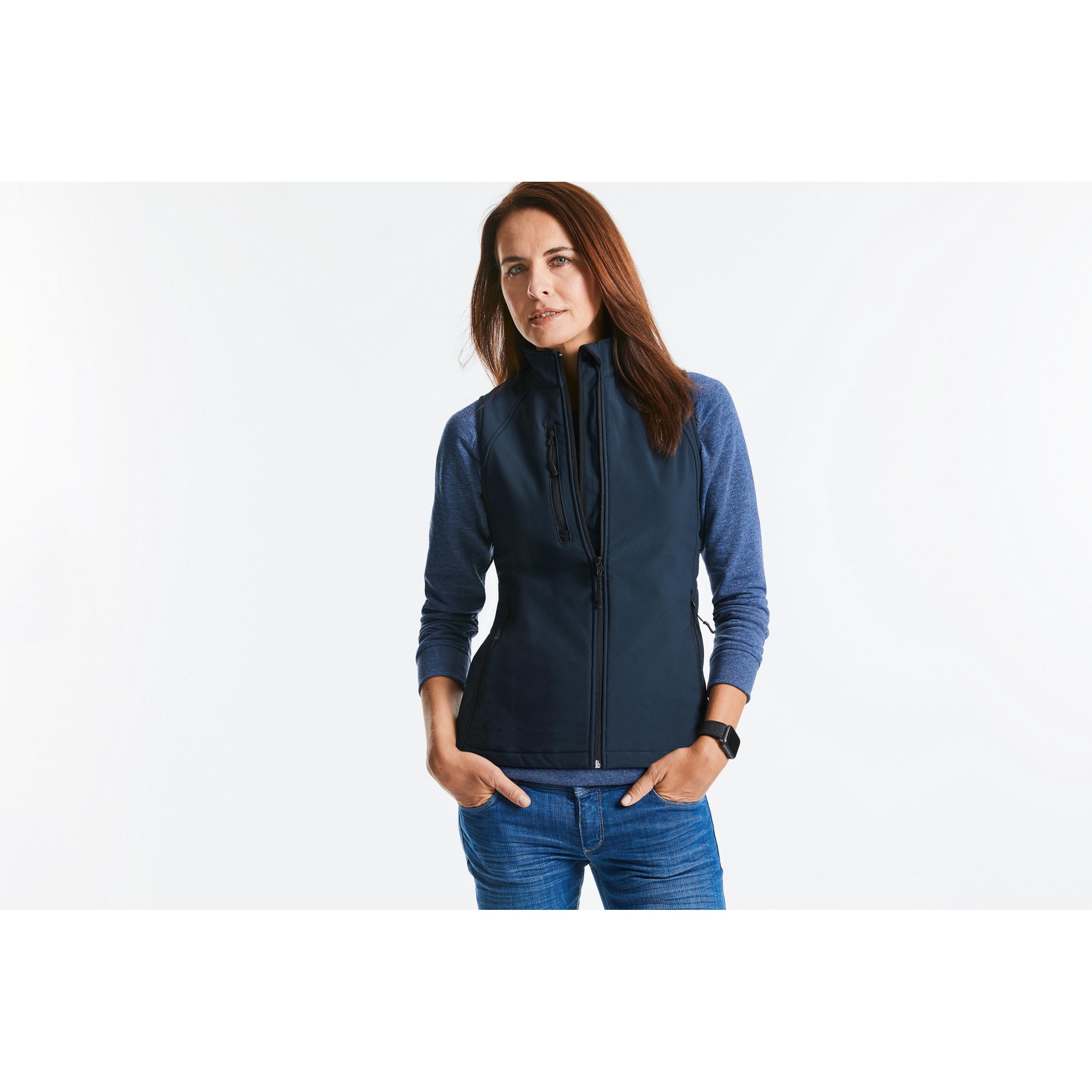 Russell - BODYWARMER SOFTSHELL FEMME - Azur Blue - S