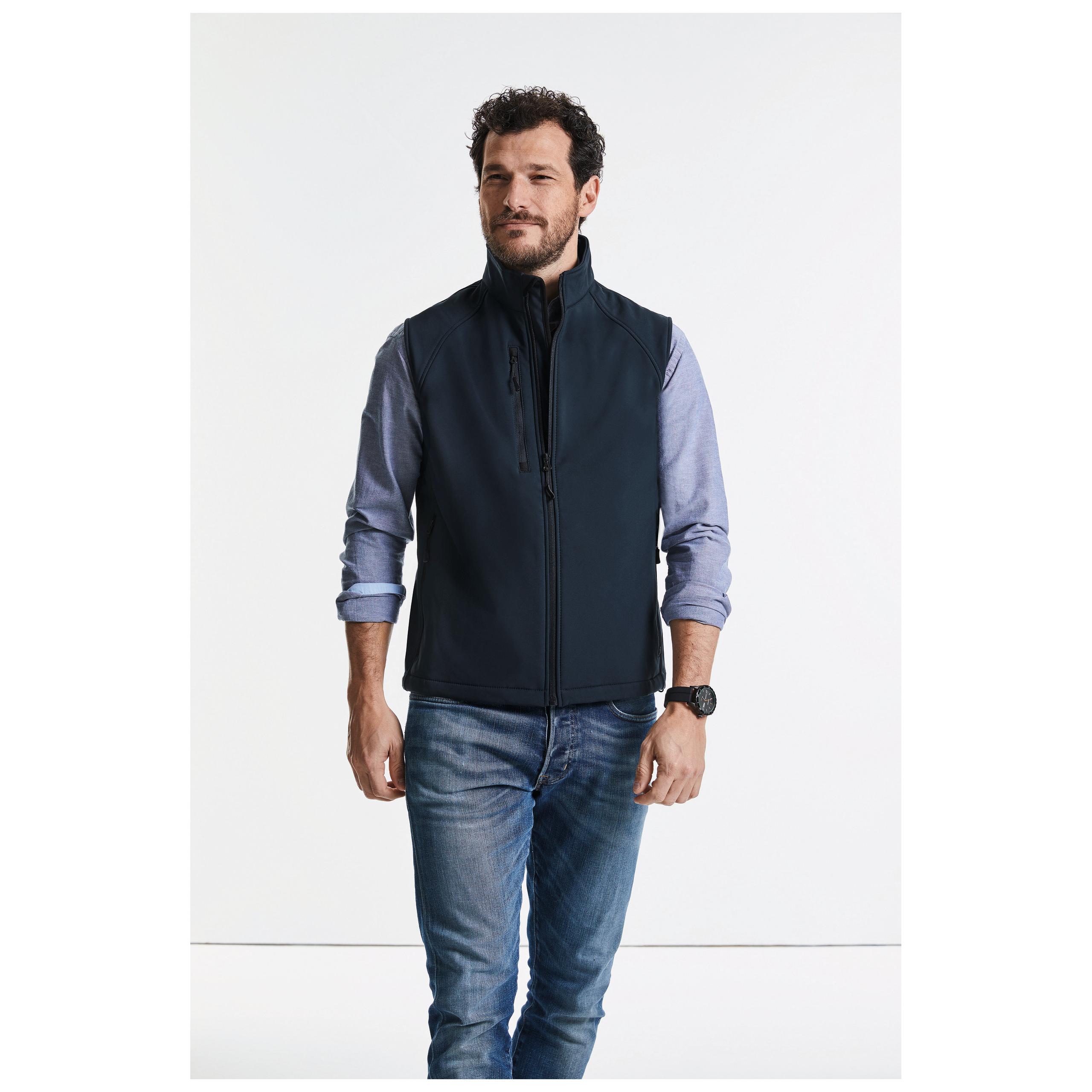 Russell - BODYWARMER SOFTSHELL HOMME - Azur Blue - S