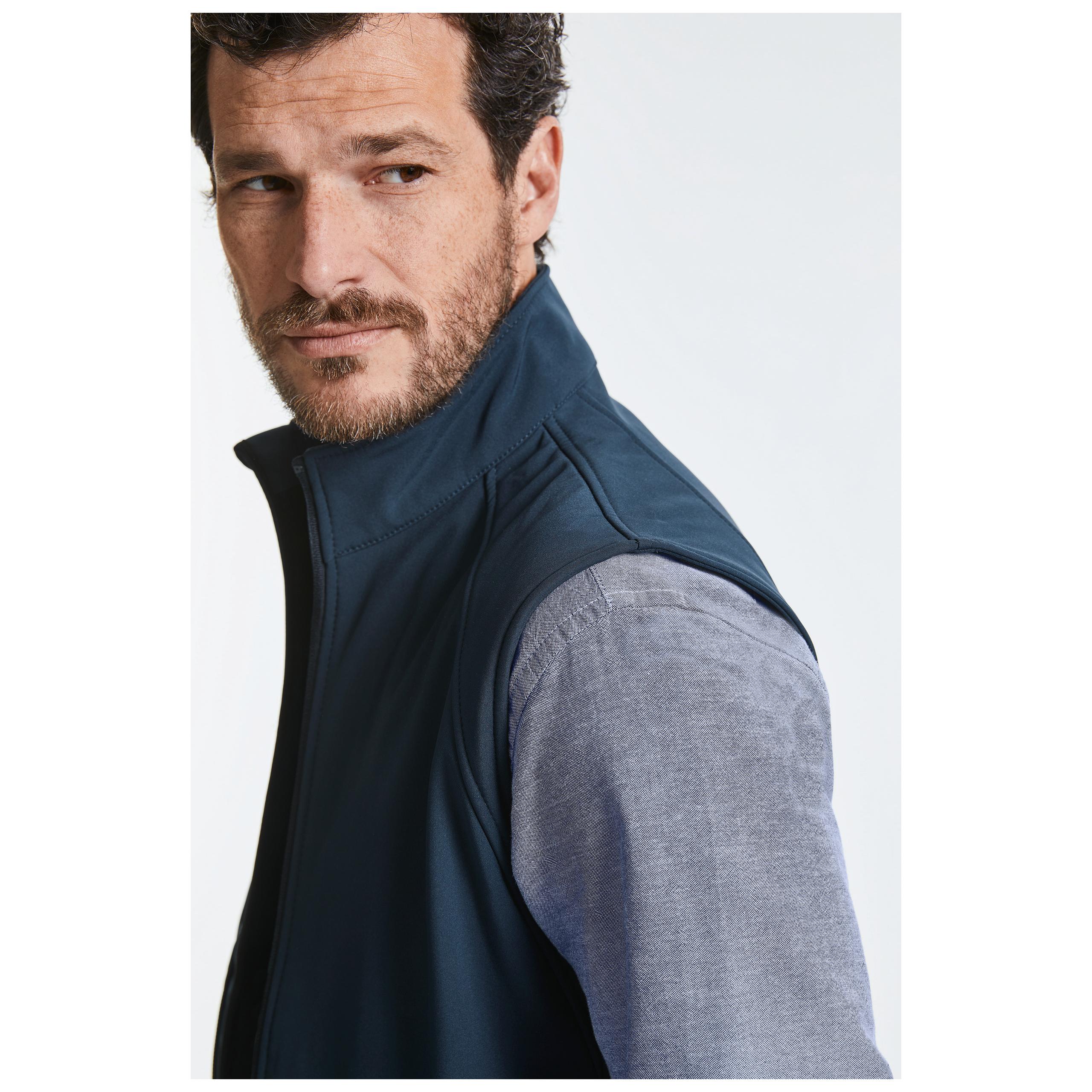 Russell - BODYWARMER SOFTSHELL HOMME - Azur Blue - S