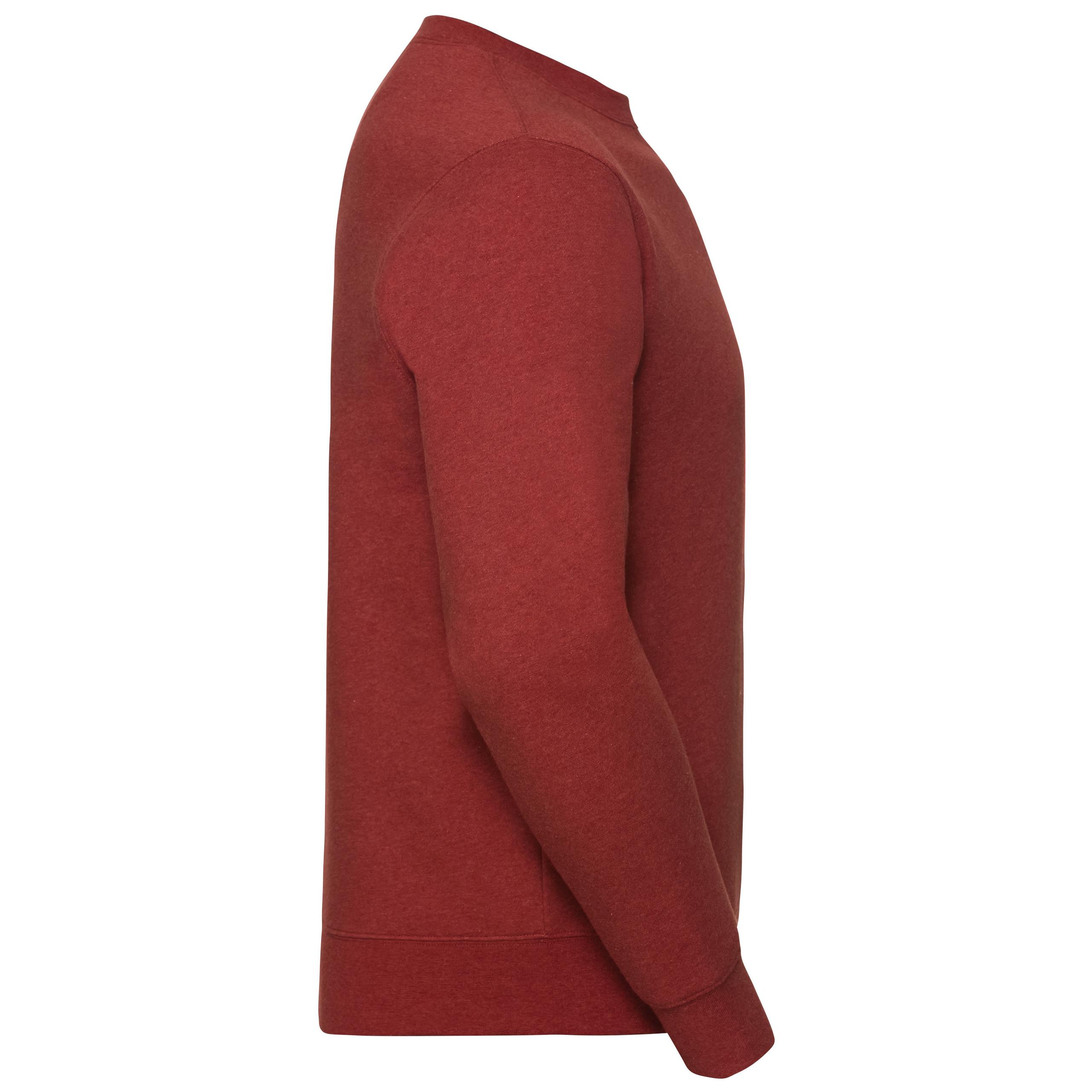 Russell - SWEAT-SHIRT COL ROND AUTHENTIC CHINÉ HOMME - Brick Red Melange - 3XL