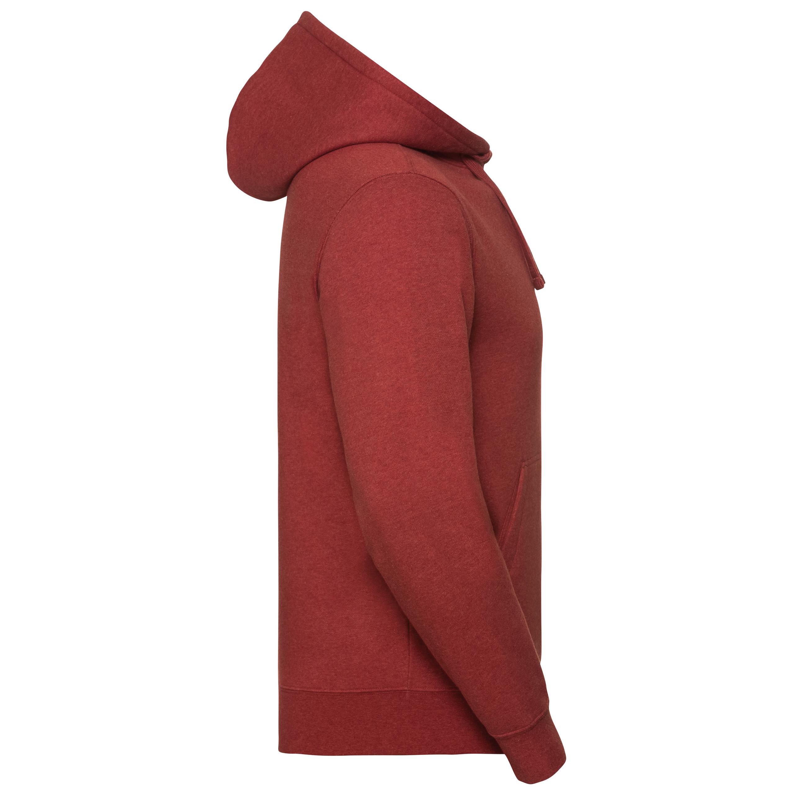 Russell - SWEAT-SHIRT CAPUCHE AUTHENTIC CHINÉ HOMME - Brick Red Melange - 3XL